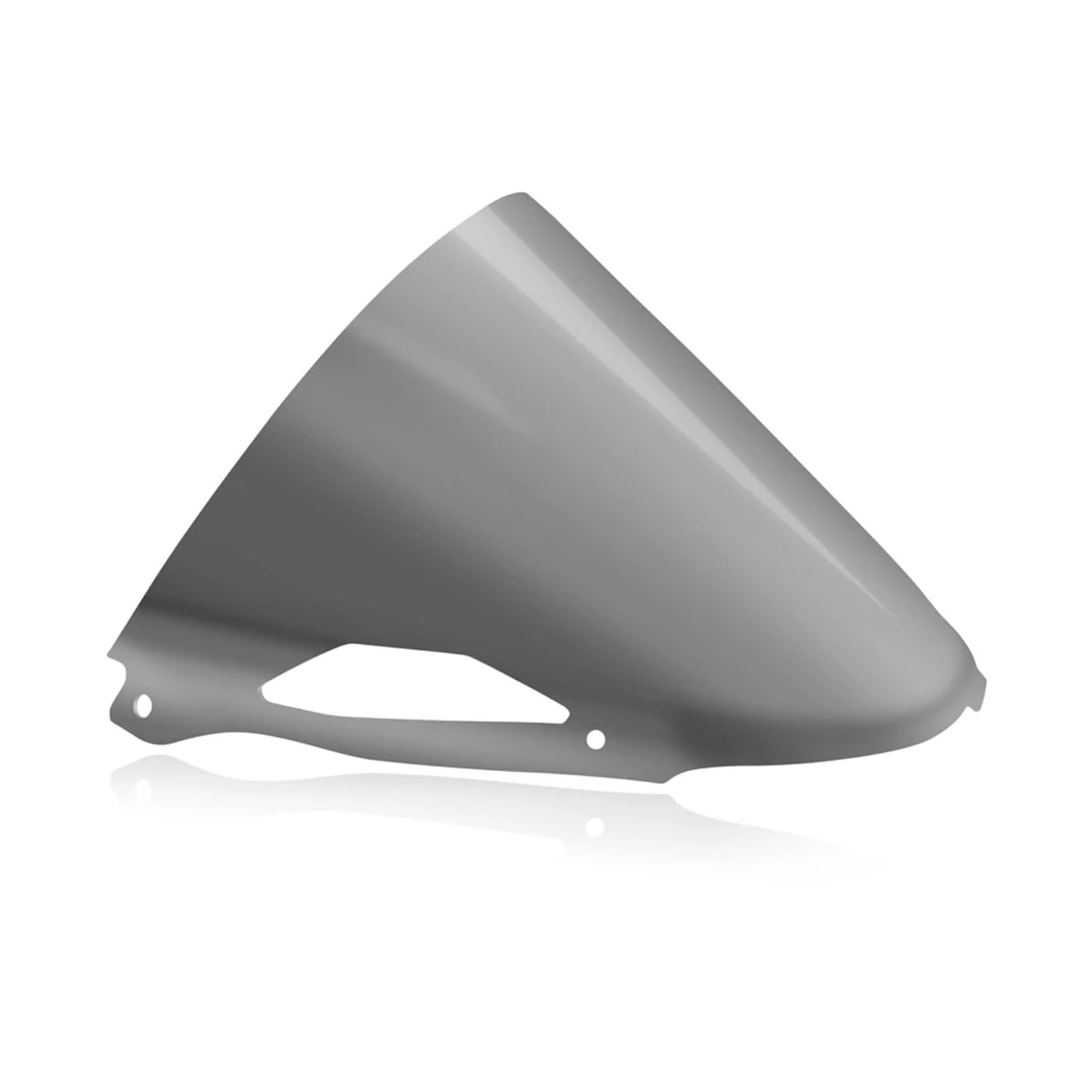SBBLINWU Motorrad Windschild Spoiler Für ZX6R 2024 Motorrad Höhenerhöhung WRS Windschutzscheibenführung Glas Windschutzscheibe Sonnenblende Zubehör Schutzabdeckung Windschutz(Gray) von SBBLINWU
