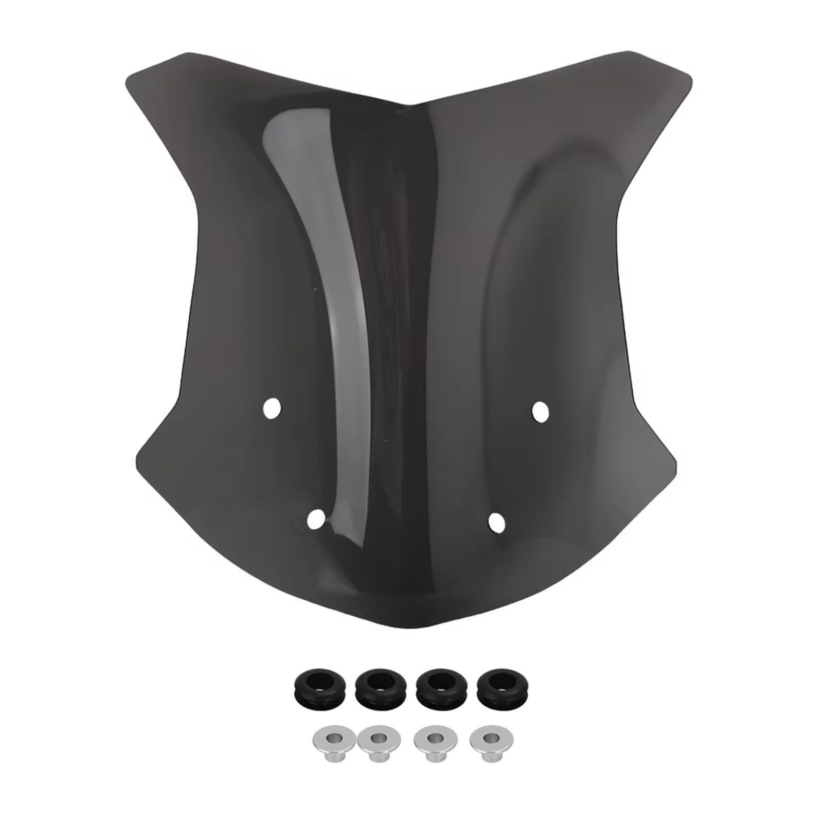 SBBLINWU Motorrad Windschild Spoiler Kompatibel Mit Benelli Für TRK702 Für TRK702X Windschutzscheibe Windschutzwind -Deflektor Frontglas Motorrad -Zubehör Baffle Spoiler(Gray) von SBBLINWU