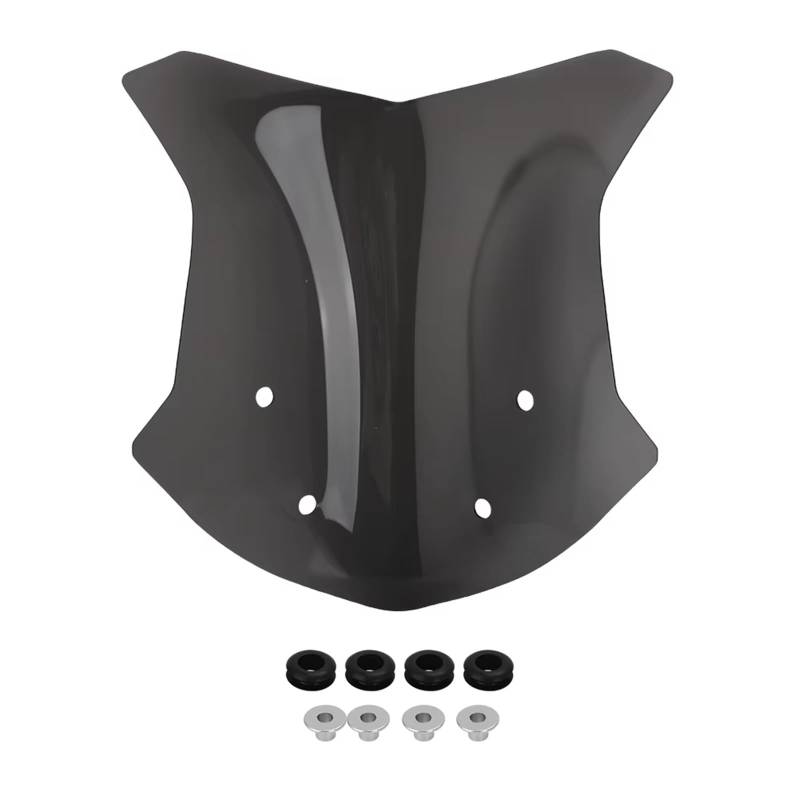 SBBLINWU Motorrad Windschild Spoiler Kompatibel Mit Benelli Für TRK702 Für TRK702X Windschutzscheibe Windschutzwind -Deflektor Frontglas Motorrad -Zubehör Baffle Spoiler(Gray) von SBBLINWU