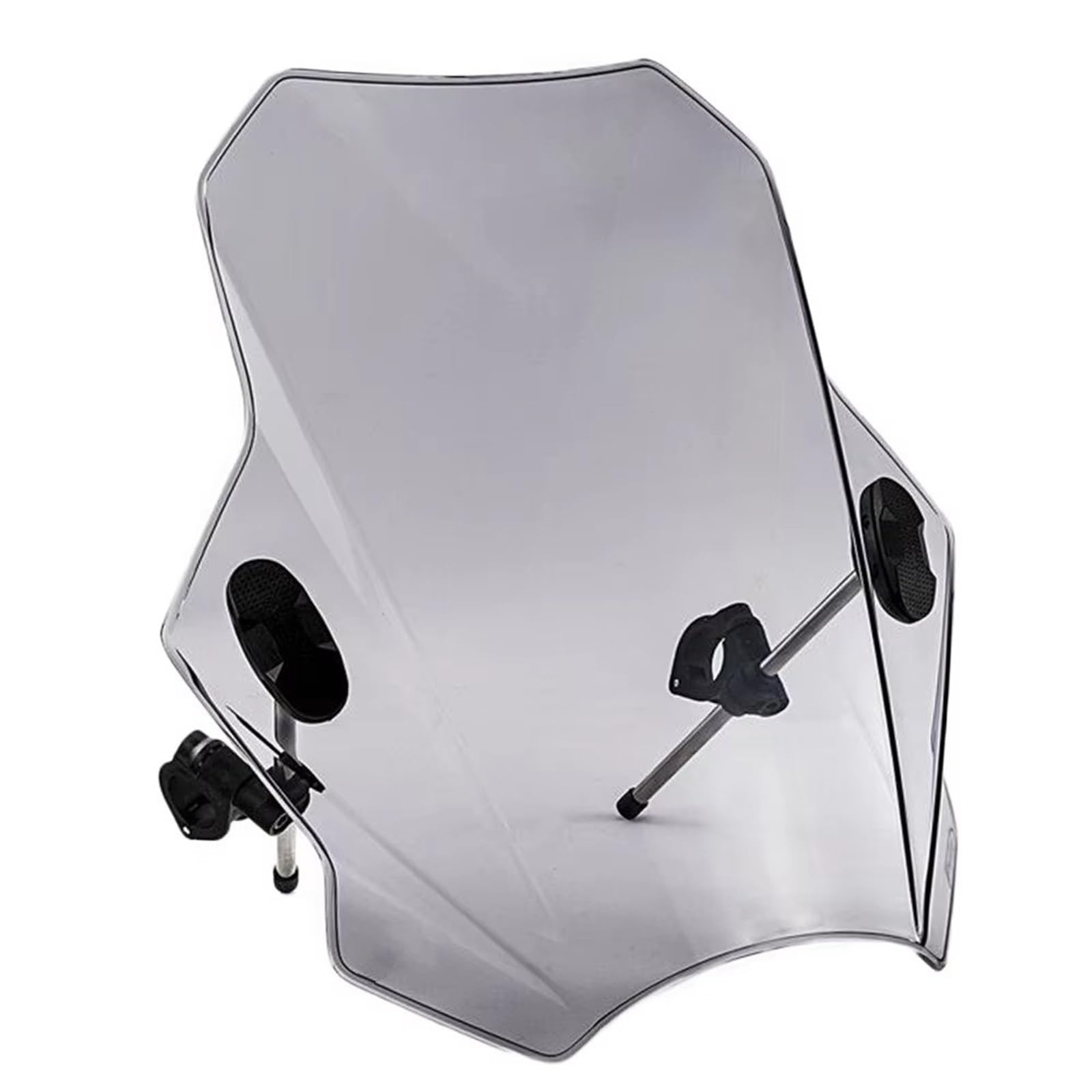 SBBLINWU Motorrad Windschild Spoiler Kompatibel Mit Cross Für Cub 110 Für CC110 Für Cc110 2013 2014 2015 2016 2017 2018 2019 2020 2021 2022 Motorrad-Windschutzscheiben-Abdeckungsabweiser(Gray) von SBBLINWU