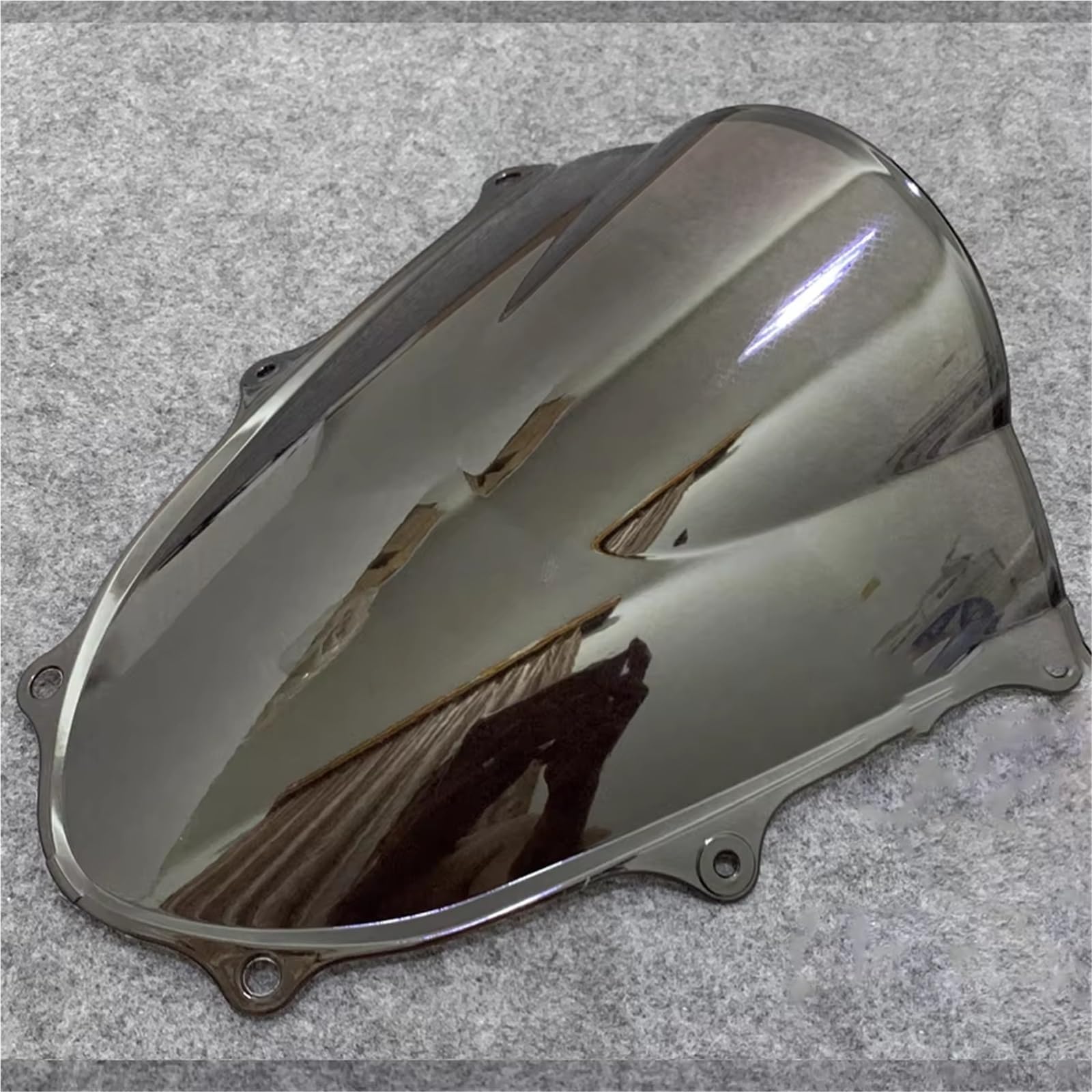 SBBLINWU Motorrad Windschild Spoiler Kompatibel Mit Suzuki Für GSXR1000 2017 2018 2019 2020 2021 2022 Windschutzscheibe Windschutz Windabweiser Frontverkleidung Bildschirm Gugel(Smoke) von SBBLINWU