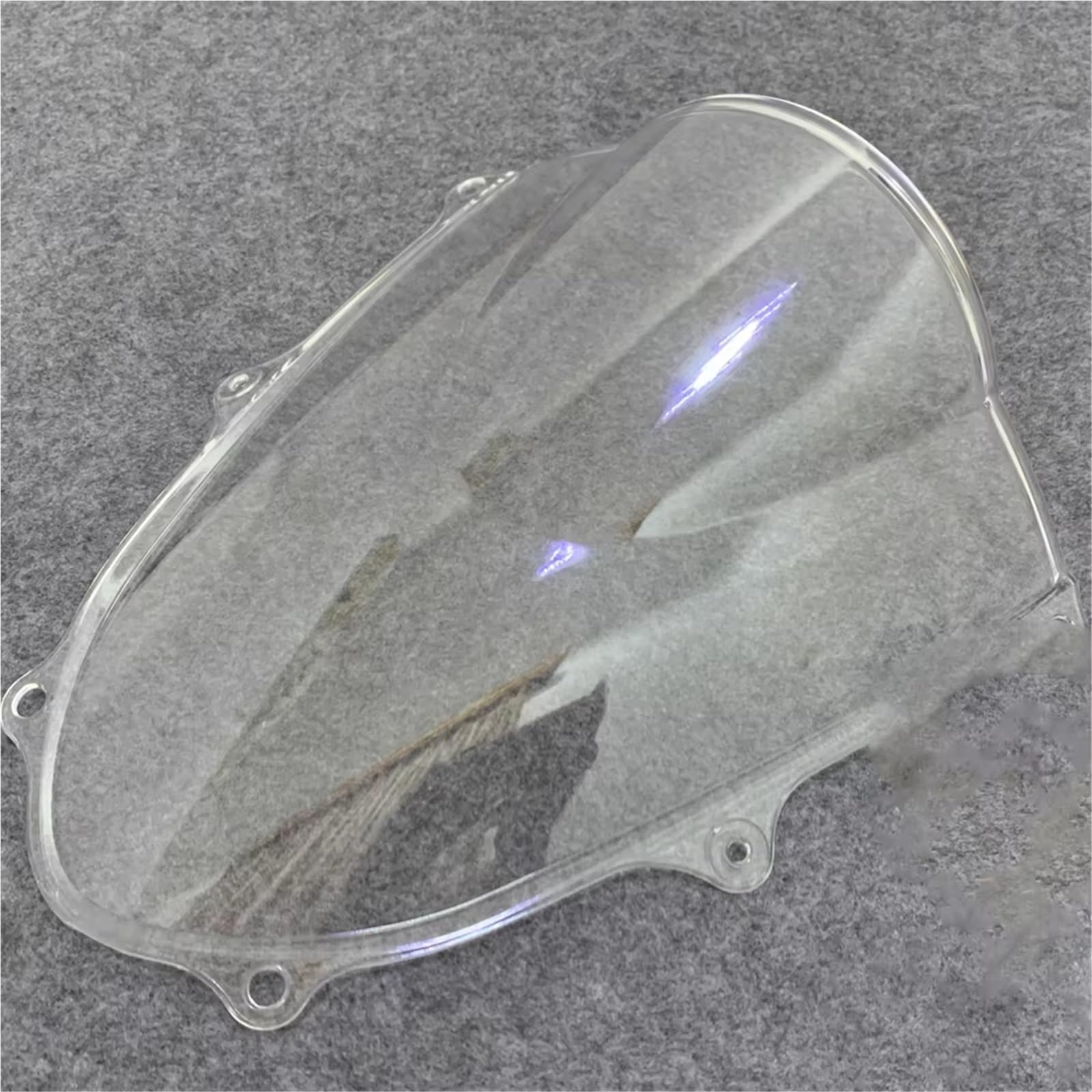 SBBLINWU Motorrad Windschild Spoiler Kompatibel Mit Suzuki Für GSXR1000 2017 2018 2019 2020 2021 2022 Windschutzscheibe Windschutz Windabweiser Frontverkleidung Bildschirm Gugel(Transparent) von SBBLINWU