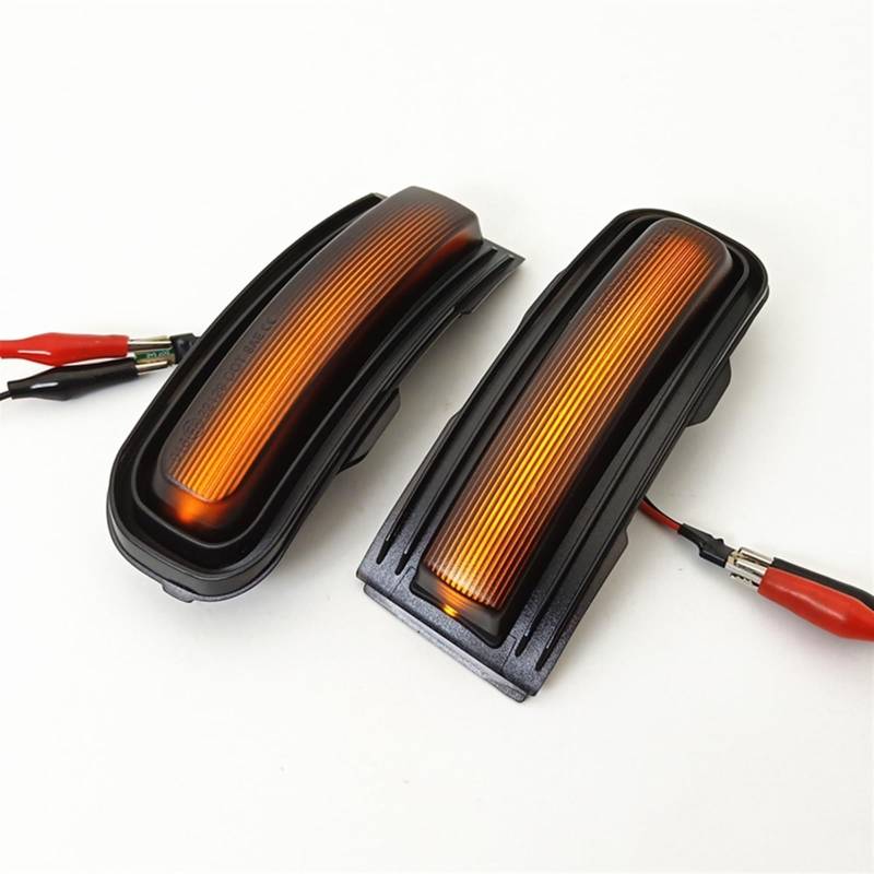 SBBLINWU Spiegelblink Blinkerlampe Kompatibel Mit Jeep Für Renegade 2015 2016 2017 2018 2019 2020 2021 2022 Blinker Dynamische Seitenspiegel Blinkt Sequentiell Kontrollleuchte(Dynamic Smoke) von SBBLINWU