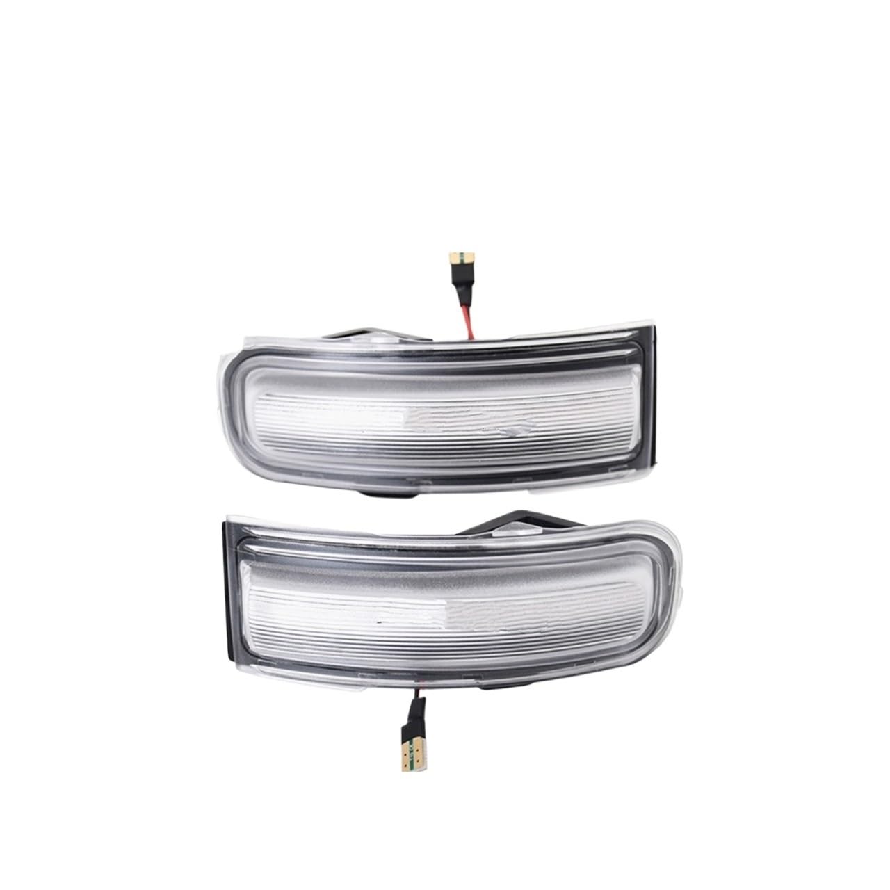 SBBLINWU Spiegelblink Blinkerlampe Kompatibel Mit Jeep Für Renegade 2015 2016 2017 2018 2019 2020–2022 2 Stück Dynamisches Bernsteinfarbenes Seitenmarkierungs-Blinker-Sequential-Blinkerlicht(Crystal) von SBBLINWU