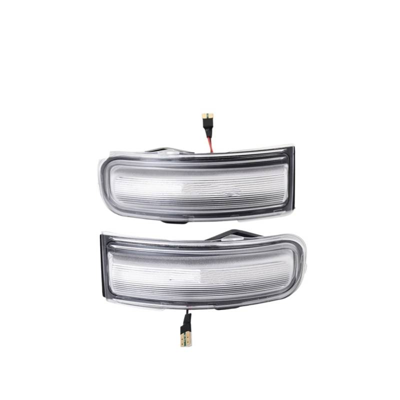 SBBLINWU Spiegelblink Blinkerlampe Kompatibel Mit Jeep Für Renegade 2015 2016 2017 2018 2019 2020–2022 2 Stück Dynamisches Bernsteinfarbenes Seitenmarkierungs-Blinker-Sequential-Blinkerlicht(Crystal) von SBBLINWU