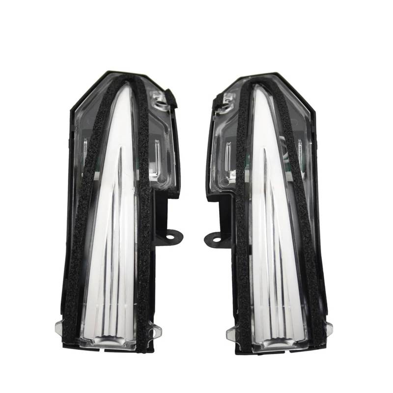 SBBLINWU Spiegelblink Blinkerlampe Kompatibel Mit Toyota Für Noah R80 2015–2018 Für RAV4 XA40 2013–2018 2 Stück Dynamisches Blinkerlicht Fließendes Wasserblinker-Blinklicht 81740–42020(Crystal) von SBBLINWU