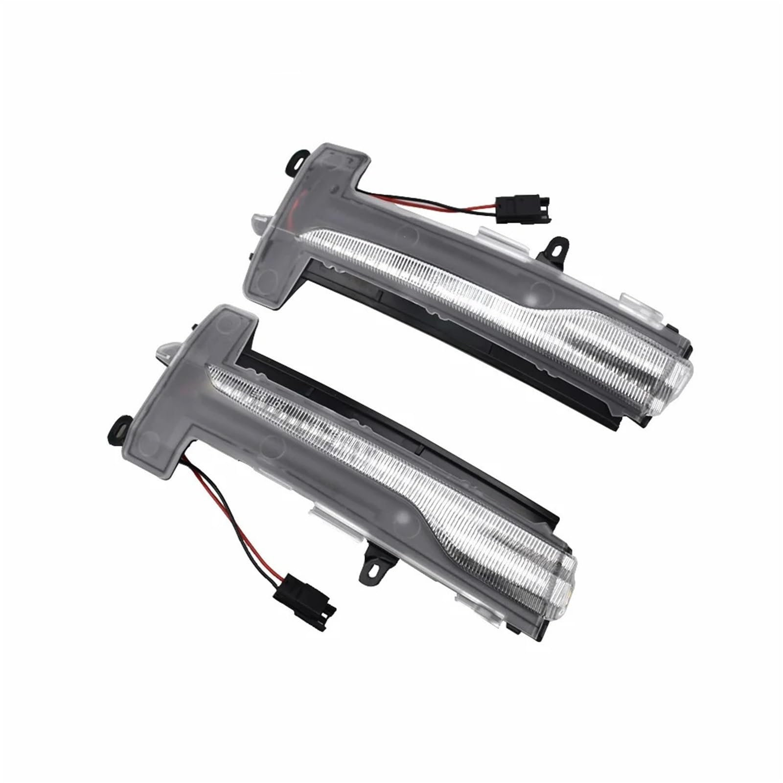 SBBLINWU Spiegelblink Blinkerlampe Kompatibel Mit Volvo Für XC60 2014 2015 2016 2017 2X Dynamische Seitenspiegel-Sequentialanzeige Blinker Blinkerlicht 31371878 31371879(Crystal) von SBBLINWU