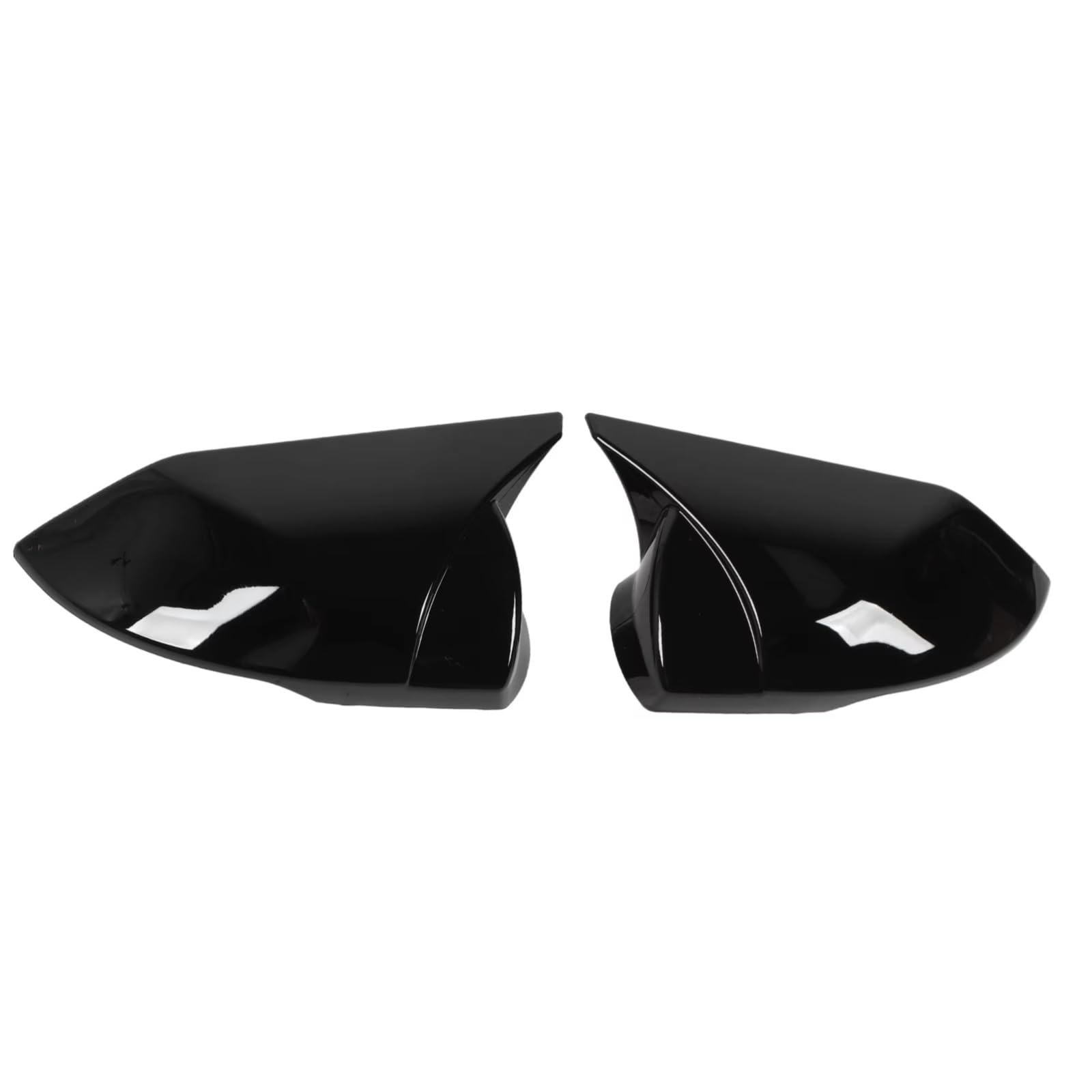 SBBLINWU piegelkappen Kompatibel Mit Ford Für Fiesta Für MK7 2008 2009 2010 2011 2012 2013–2017 Tür Für Außenspiegel-Abdeckkappen Glänzend Schwarzes Blinkergehäuse von SBBLINWU