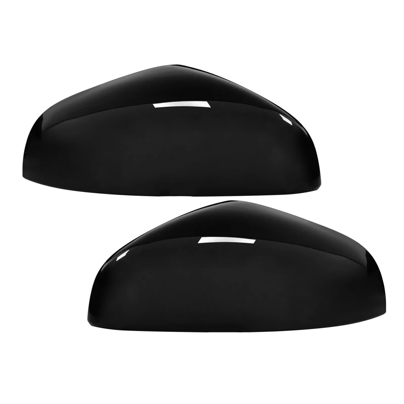 SBBLINWU piegelkappen Kompatibel Mit Ford Für Fiesta Für MK8 2017 2018 2019 2020 2021 2022 Außenspiegel-Abdeckkappen Schwarz Glänzend 2085109 2085111 2085085 2085087 von SBBLINWU