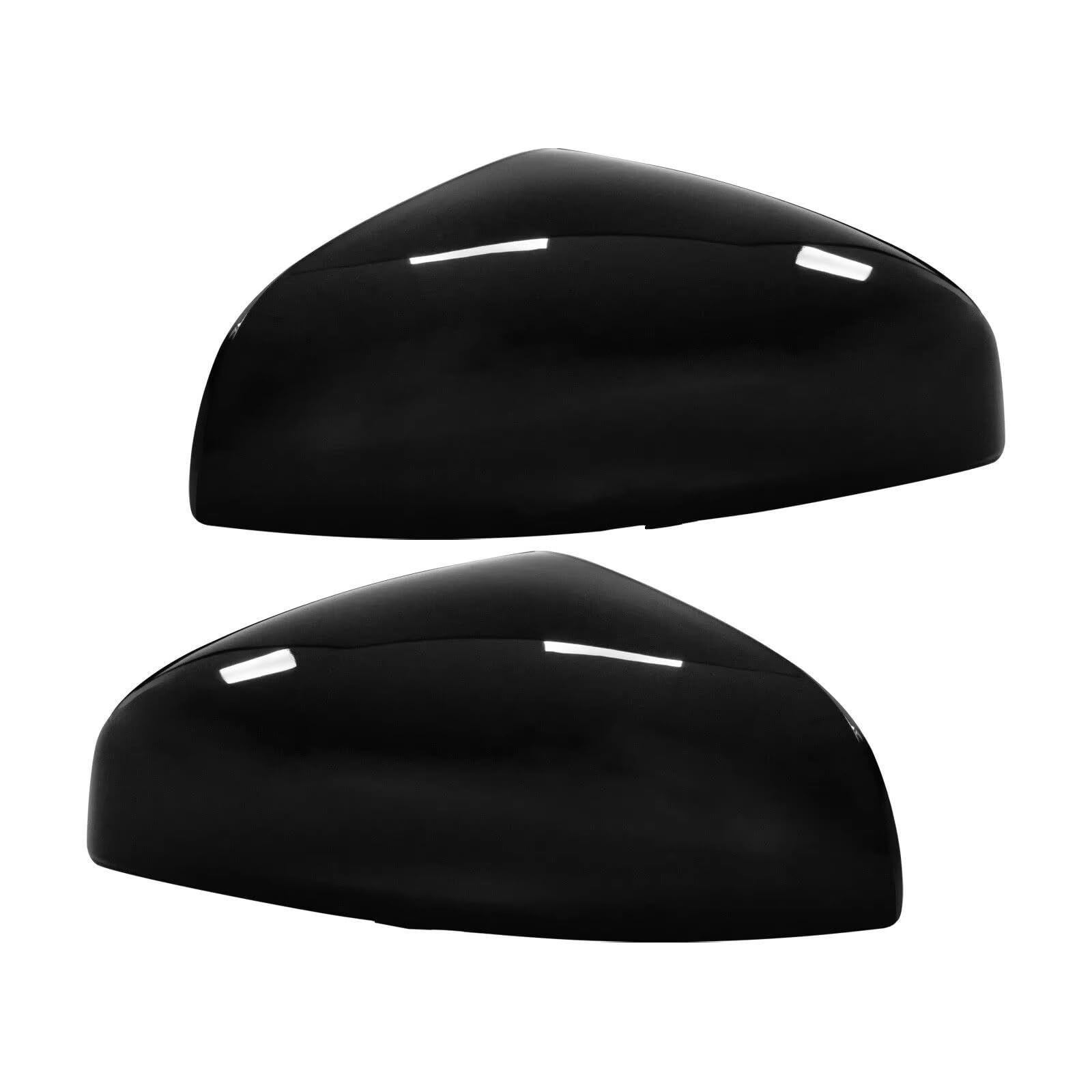 SBBLINWU piegelkappen Kompatibel Mit Ford Für Fiesta Für MK8 2017 2018 2019 2020 2021 2022 Links Rechts Für Außenspiegel-Abdeckkappen Schwarz Glänzend 2085109 2085085 von SBBLINWU