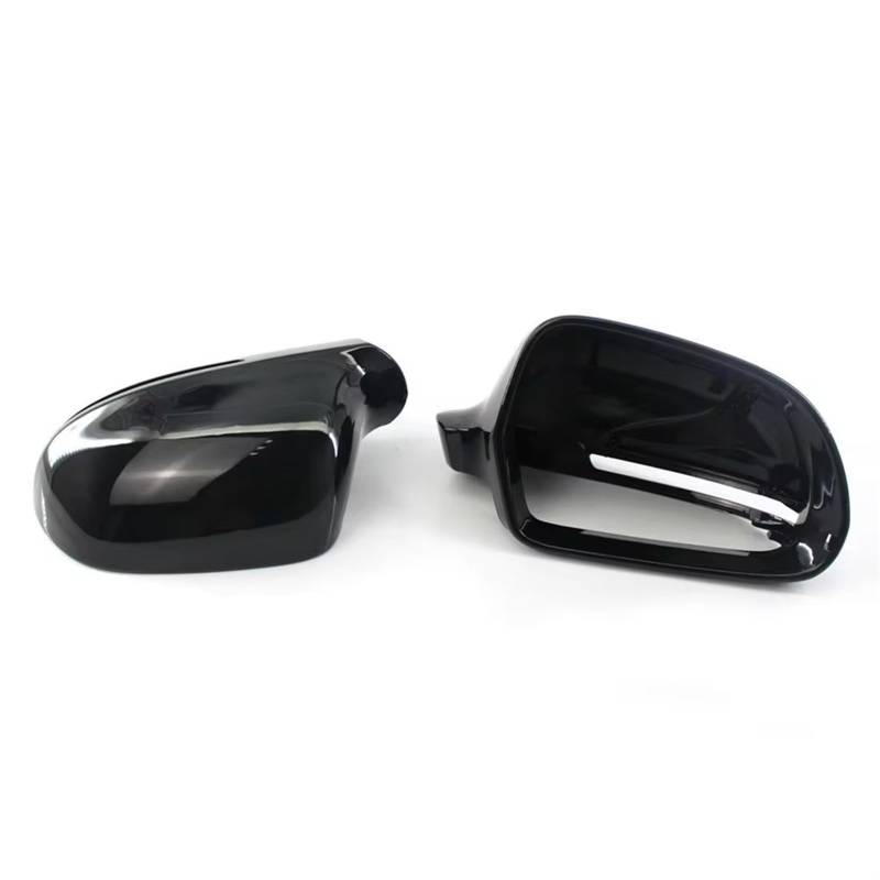 SBBLINWU piegelkappen Kompatibel Mit Für A6 S6 C6 2009 2010 2011 Auto Schwarz Rückspiegel Seite Für Flügelspiegel Kappe Gehäuse Gehäuse Auto Teile Zubehör von SBBLINWU