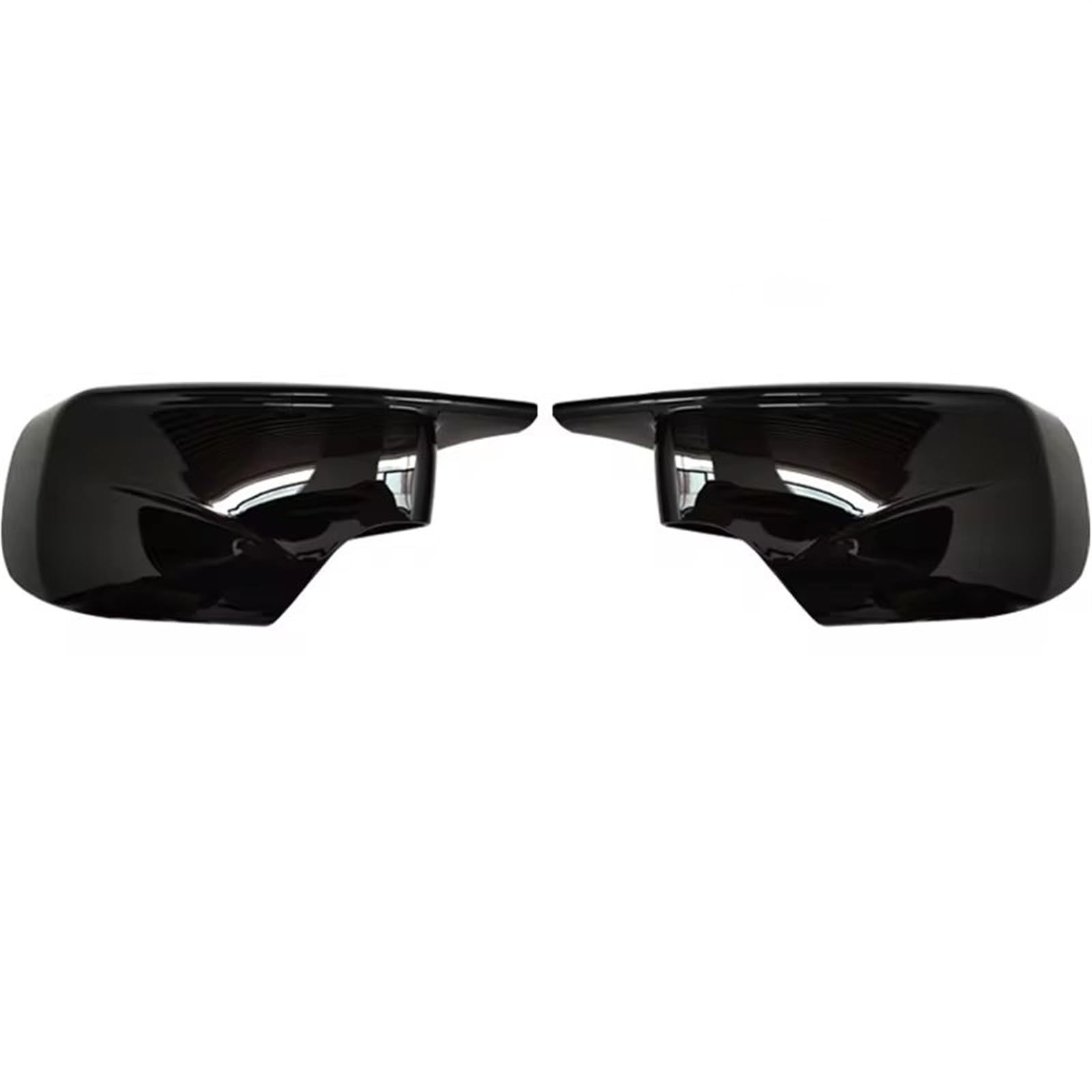 SBBLINWU piegelkappen Kompatibel Mit Für E46 323iT 2000 ABS Rückspiegelgehäuse Tür Für Außenspiegel Abdeckkappe Schalengehäuse Autoteile Zubehör(Bright Black) von SBBLINWU