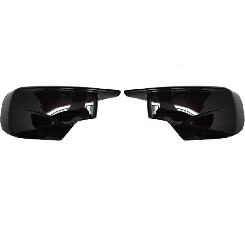 SBBLINWU piegelkappen Kompatibel Mit Für E46 323iT 2000 ABS Rückspiegelgehäuse Tür Für Außenspiegel Abdeckkappe Schalengehäuse Autoteile Zubehör(Bright Black) von SBBLINWU