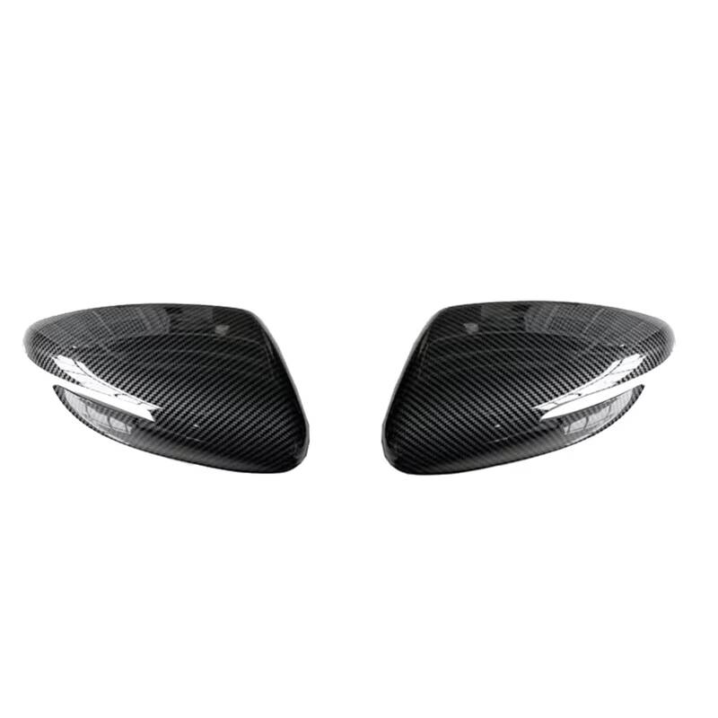 SBBLINWU piegelkappen Kompatibel Mit KIA Für K3 2013 2014 2015-2017 Carbonfaser-Seitenverkleidung Für Außenspiegel Rückspiegelabdeckung Gehäusekappe Seitliche Rückspiegelabdeckung von SBBLINWU