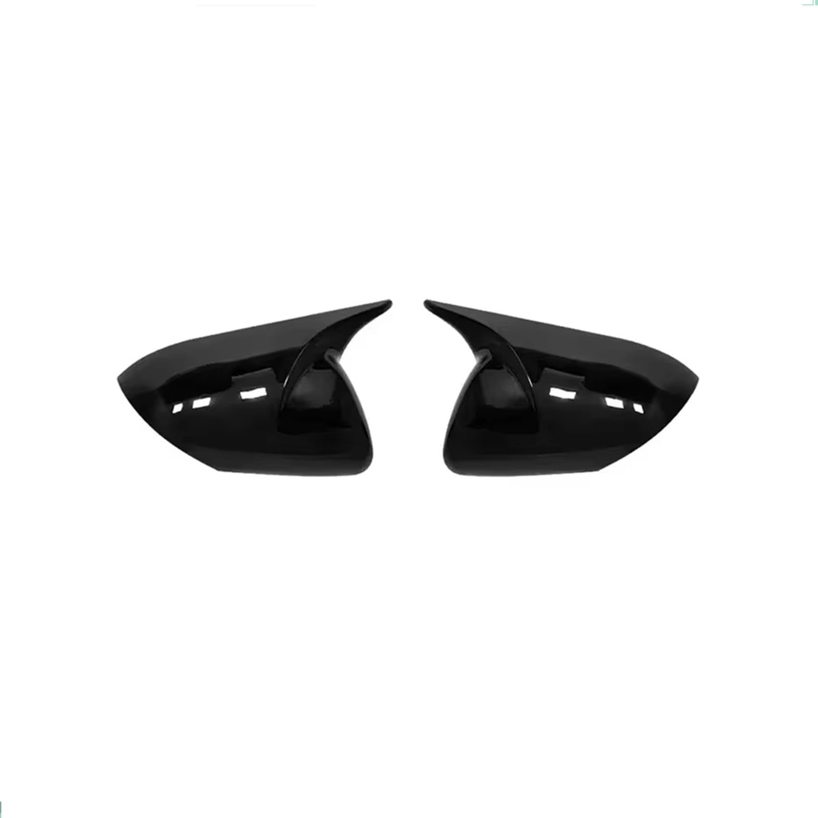 SBBLINWU piegelkappen Kompatibel Mit Mazda 3 Für Axela BL 2.0 2009 2010 2011 2012 2013 Paar Auto-Außentür-Außenspiegel-Abdeckkappe Rückspiegelschalengehäuse(Bright Black) von SBBLINWU
