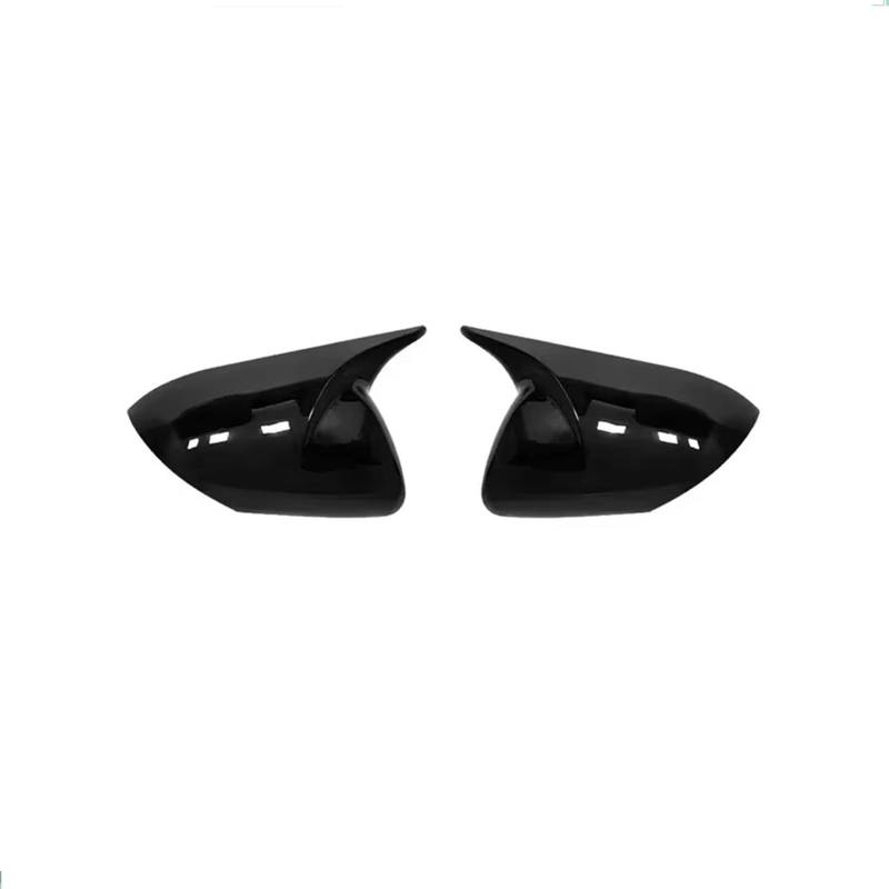 SBBLINWU piegelkappen Kompatibel Mit Mazda 3 Für Axela BL 2.0 2009 2010 2011 2012 2013 Paar Auto-Außentür-Außenspiegel-Abdeckkappe Rückspiegelschalengehäuse(Bright Black) von SBBLINWU