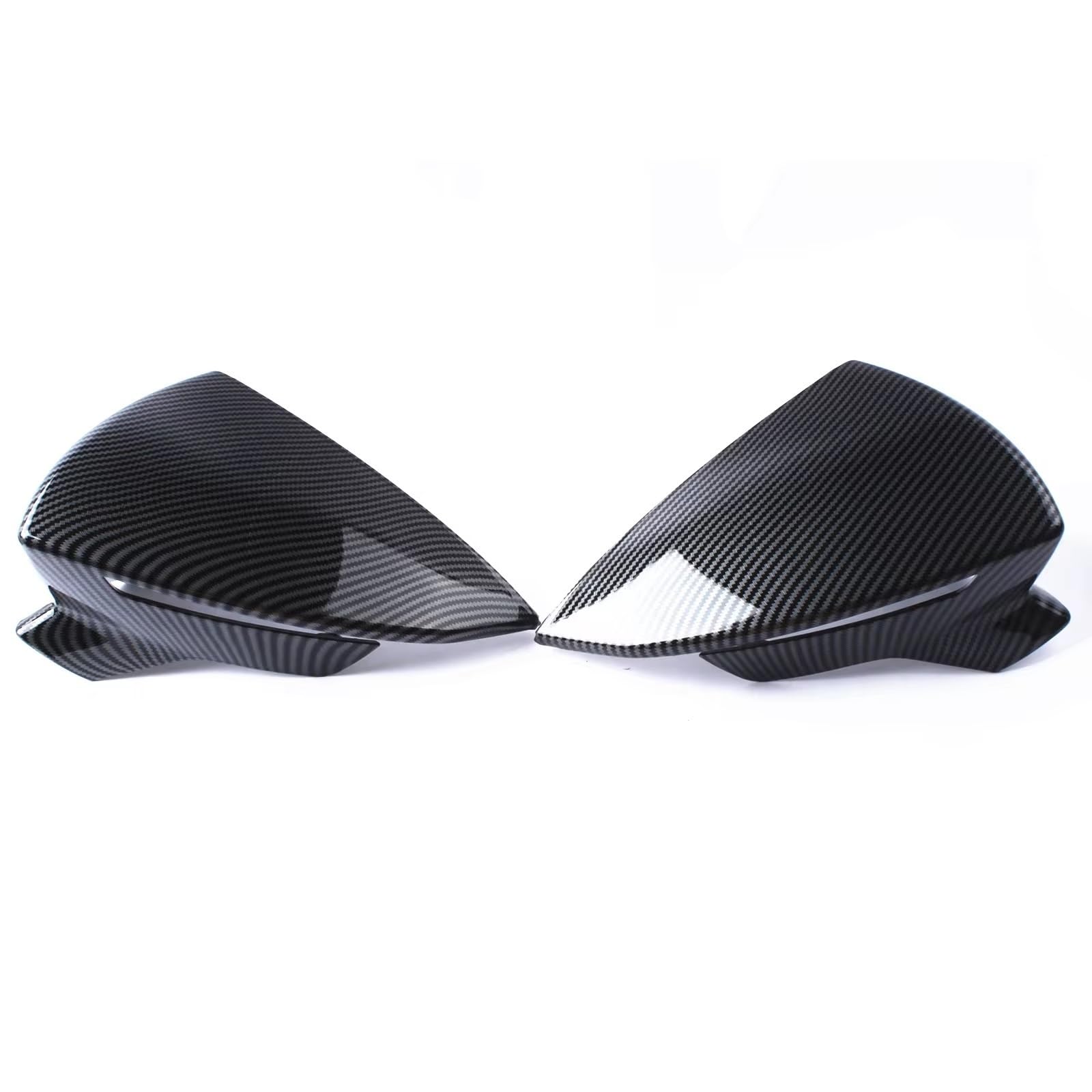 SBBLINWU piegelkappen Kompatibel Mit SEAT Für Leon Für Mk3 5F ST Für FR Für C&upra 2013–2020 Glänzend Schwarz/Kohlefaser-Optik Außen-Rückspiegel-Abdeckkappe(Carbon Fiber Look) von SBBLINWU