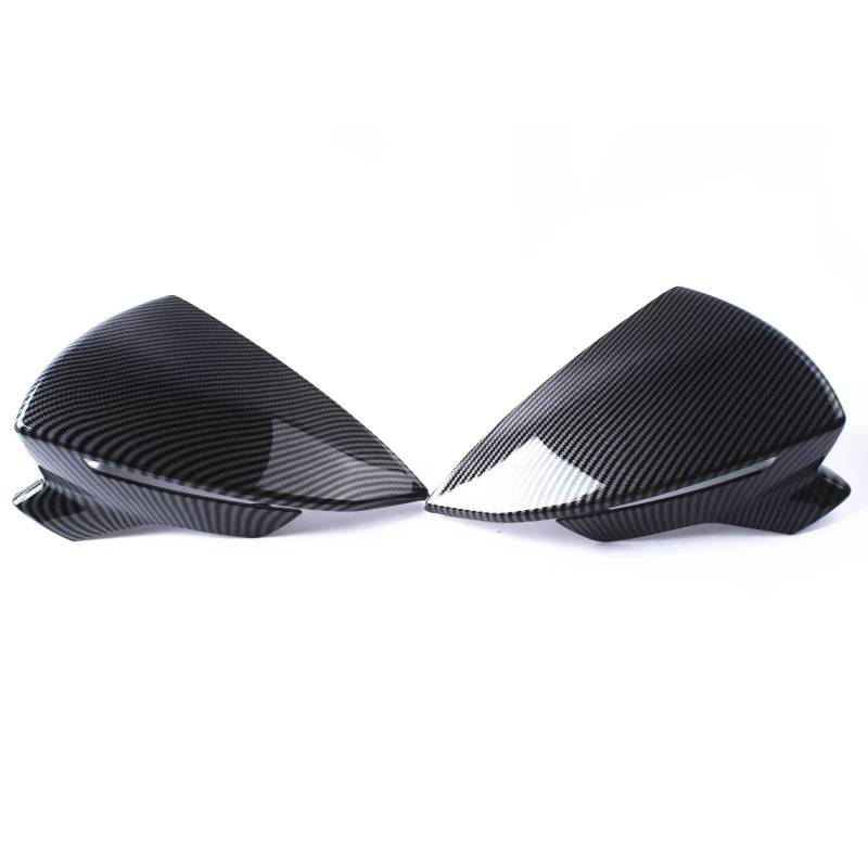 SBBLINWU piegelkappen Kompatibel Mit SEAT Für Leon Für Mk3 5F ST Für FR Für C&upra 2013–2020 Glänzend Schwarz/Kohlefaser-Optik Außen-Rückspiegel-Abdeckkappe(Carbon Fiber Look) von SBBLINWU