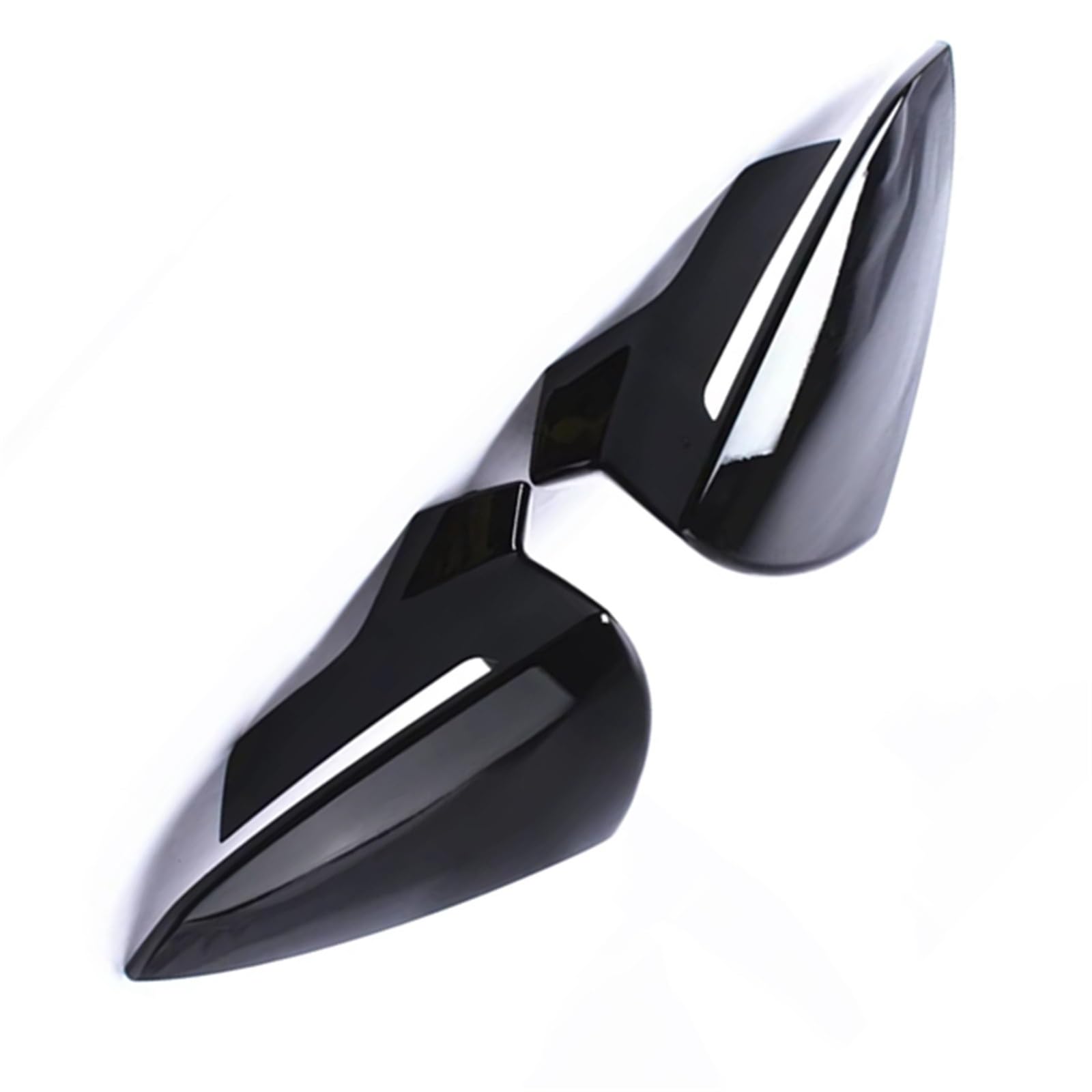SBBLINWU piegelkappen Kompatibel Mit Seat Für Arona KJ 2017–2018 Glänzend Schwarz/Kohlefaser-Optik Außenrückspiegel-Abdeckkappe Autoteile-Zubehör(Glossy Black) von SBBLINWU