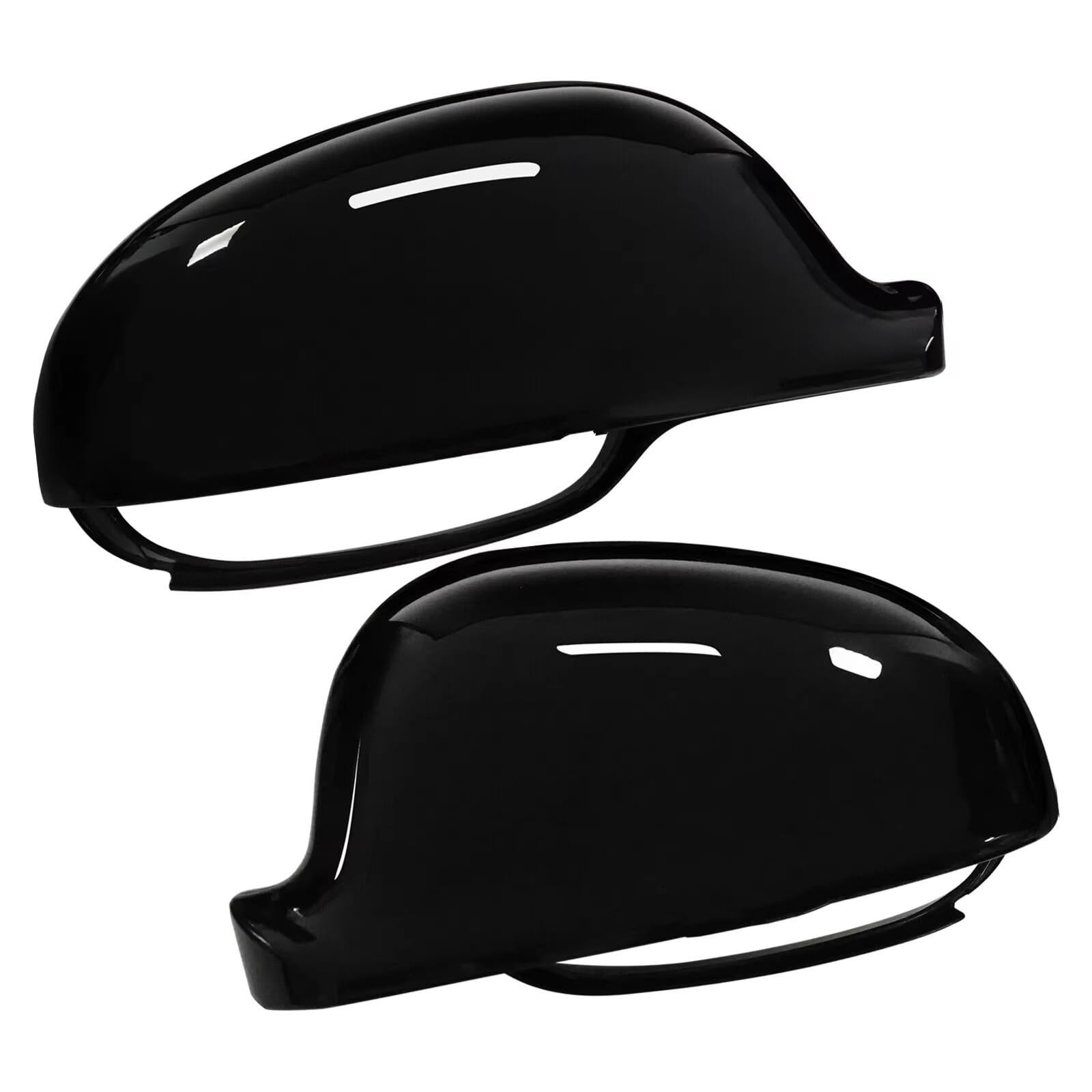 SBBLINWU piegelkappen Kompatibel Mit VW Für Golf 5 Plus 2005–2012 Für Passat Für B5.5 3B 2001–2005 Für J&etta 2006–2011 Schwarz Glänzend Für Außenspiegel-Abdeckkappen von SBBLINWU