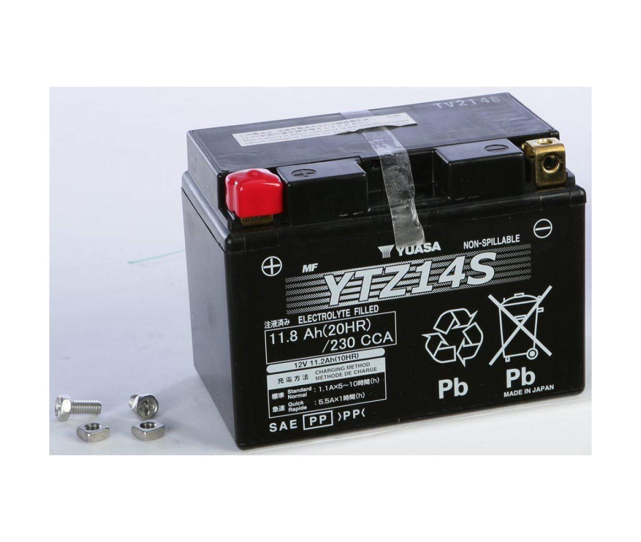 Motorradbatterie YUASA YTZ14S von SBC