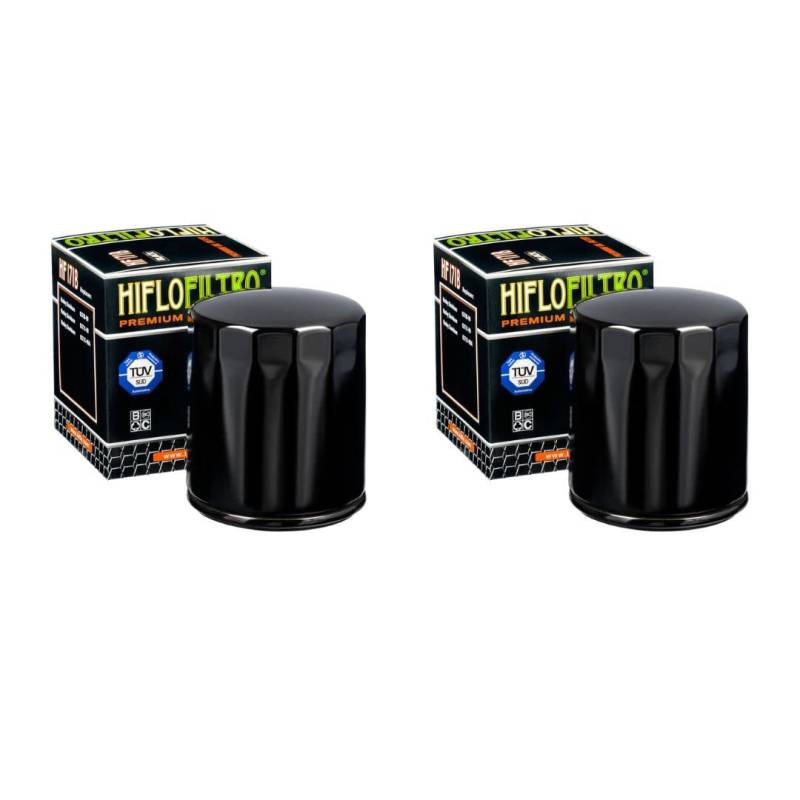 SBC 2x Ölfilter passend für HARLEY-DAVIDSON FLTRU 1745 ROAD GLIDE 2011-2019 von SBC
