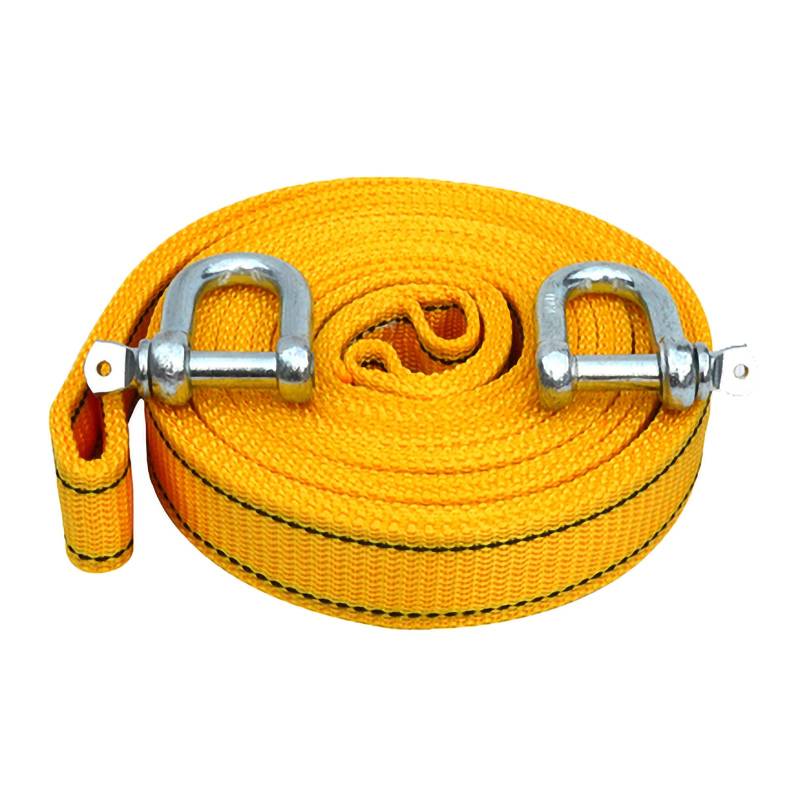 Abschlepphaken, 8 t/5 m Auto-Zugseil, schweres Abschleppseil for die Straßenrettung, mit 2 Sicherheitshaken for Auto-LKW, Offroad-Abschleppseil(U Shaped Hook) von SBJKLYRN