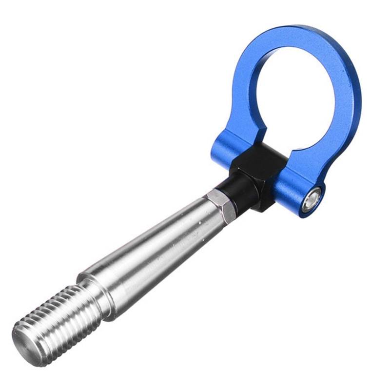 Abschlepphaken, Schwarz/Rot/Blau Abschleppstange Passend for den Einsatz im Auto-Track-Racing-Abschleppring-Haken-Kit Passend for den Einsatz(Blue) von SBJKLYRN