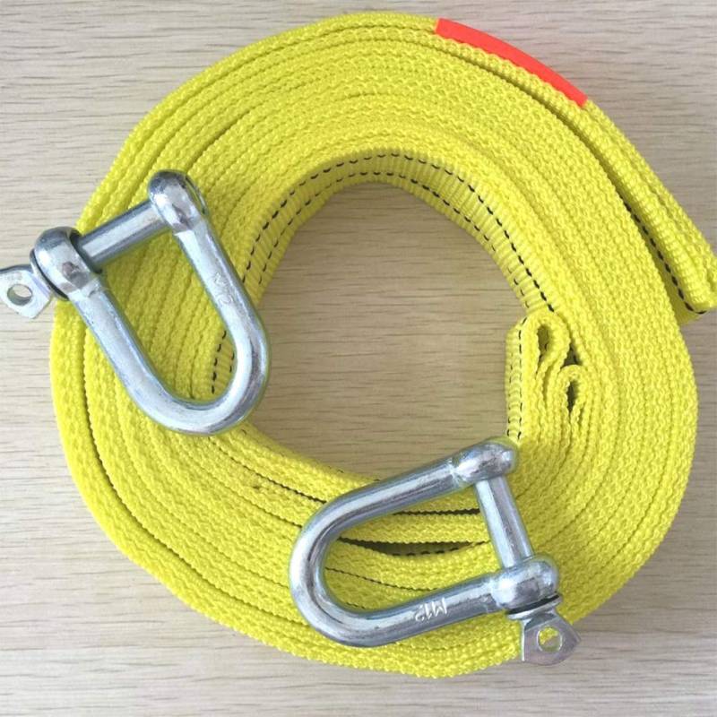 Abschleppseile, 5 Meter Abschleppseil mit 2 Haken – 5 Tonnen Anhängelast – Perfekt for Ziehen eines Autos, LKWs oder SUVs. Hochleistungs-Abschleppgurte for Autos von SBJKLYRN