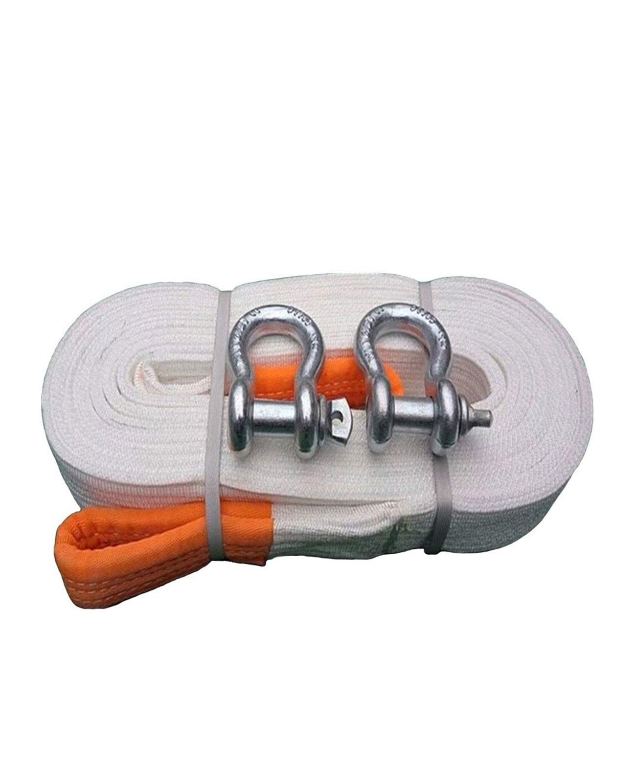 Abschleppseile, 5 Meter Abschleppseil mit 2 Haken – 50 Tonnen Anhängelast – Perfekt for Ziehen eines PKWs oder LKWs Abschleppseile, 5 Meter Abschleppseil mit 2 Haken – 50 Tonnen Anhängelast – Perfekt for Ziehen eines PKWs oder LKWs von SBJKLYRN