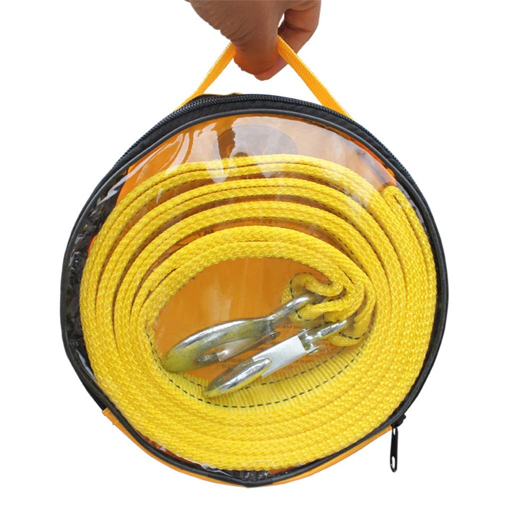 Abschleppseile, Abschleppseil mit Sicherheitshaken - Notfall-Abschleppseil fürs Gelände - 5 Meter - 5 Tonnen, 8 Tonnen, 4 Meter - 5 Tonnen Abschleppseile, Abschleppseil mit Sicherheitshaken - Notfall-Abschleppseil fürs Gelände - 5 Meter - 5 Tonnen, 8 Tonnen, 4 Meter - 5 Tonnen von SBJKLYRN