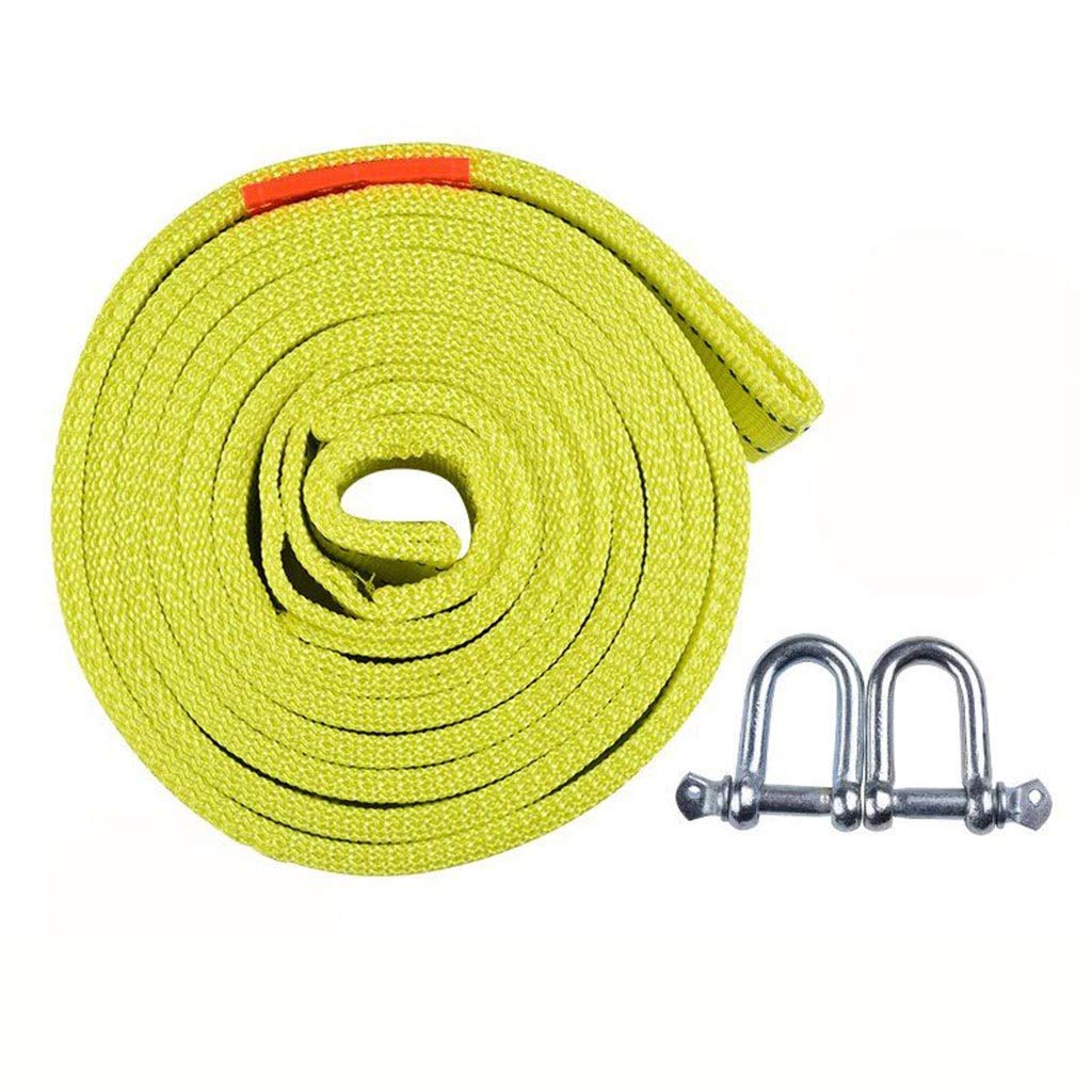 Abschleppseile, Abschleppseil mit Sicherheitshaken - Notfall-Abschleppseil fürs Gelände - Zugkraft 5 Tonnen - 4 Meter lang - Adlerklauen-Stahlhaken/Kohlenstoffstahl U Abschleppseile, Abschleppseil mit Sicherheitshaken - Notfall-Abschleppseil fürs Gelände - Zugkraft 5 Tonnen - 4 Meter lang - Adlerklauen-Stahlhaken/Kohlenstoffstahl U von SBJKLYRN