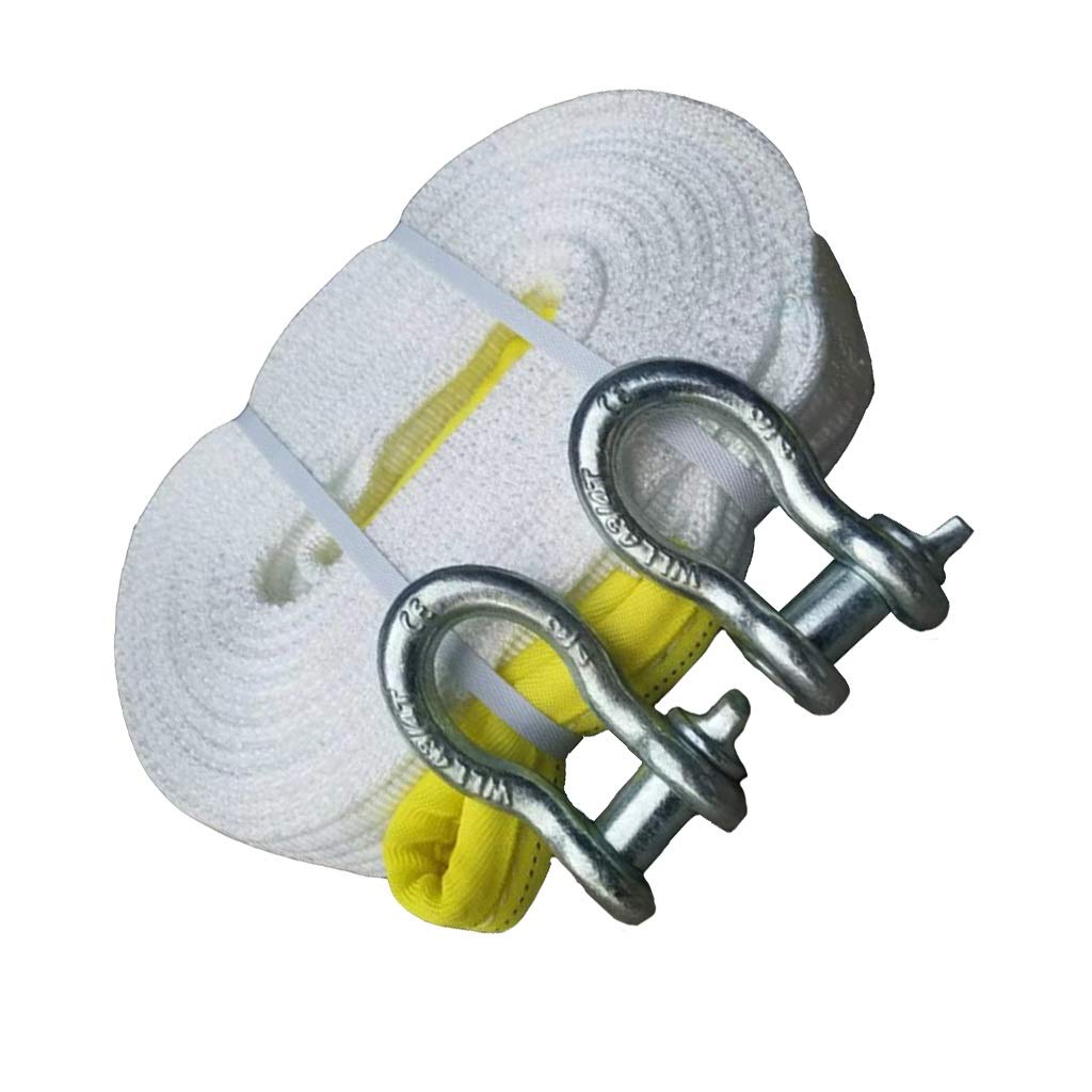 Abschleppseile, Hochleistungs-Abschleppgurt mit Sicherheitshaken, Auto-Abschleppseil, 15 Tonnen, 5 Meter, 8 Meter, 9 Meter, Aus(5m) von SBJKLYRN