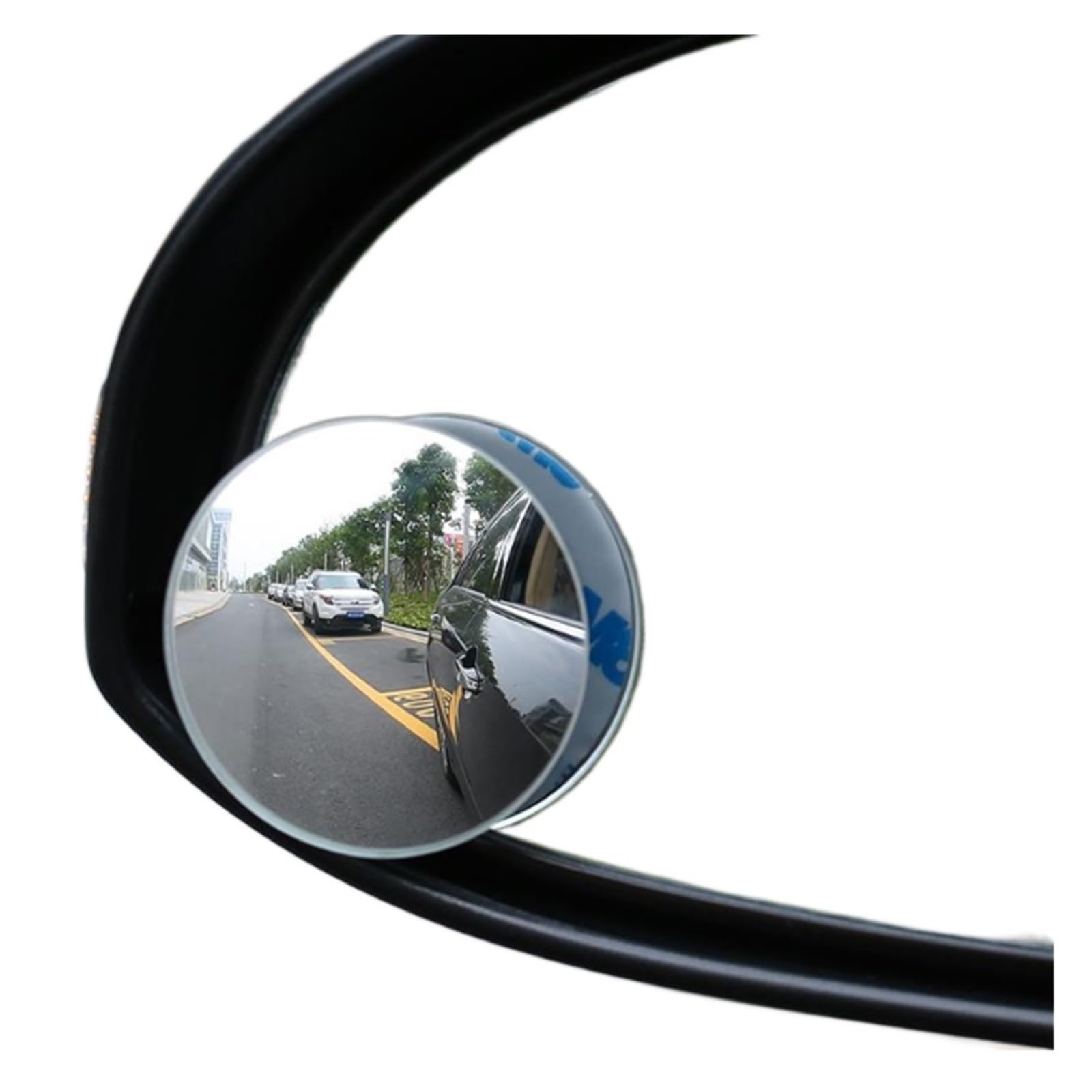 Randlose Spiegel, 360-Grad-HD-Spiegel for den toten Winkel, verstellbarer konvexer Rückspiegel for das Auto, Weitwinkel-Parkplatz for Autos (Color : 1pcs) von SBTRKT