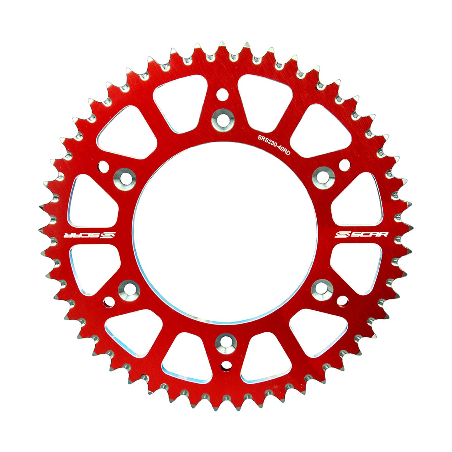 SCAR Aluminium Kettenrad kompatibel mit HONDA CR CRF 125 150F 230F 250 250F 250R 250RX 450R 250X 450X 450RX 450L 450RL 87-22, Rot - 48 Zähne SCAR Aluminium Kettenrad kompatibel mit HONDA CR CRF 125 150F 230F 250 250F 250R 250RX 450R 250X 450X 450RX 450L 450RL 87-22, Rot - 48 Zähne von SCAR