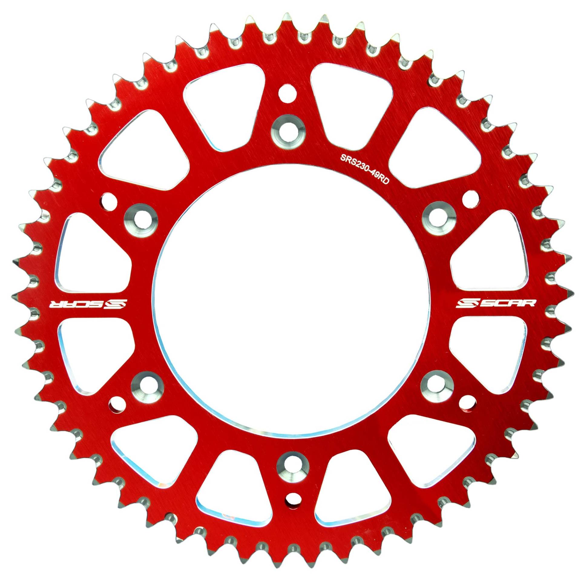 SCAR Aluminium Kettenrad kompatibel mit HONDA CR CRF 125 150F 230F 250 250F 250R 250RX 450R 250X 450X 450RX 450L 450RL 87-23, Rot - 50 Zähne SCAR Aluminium Kettenrad kompatibel mit HONDA CR CRF 125 150F 230F 250 250F 250R 250RX 450R 250X 450X 450RX 450L 450RL 87-23, Rot - 50 Zähne von SCAR