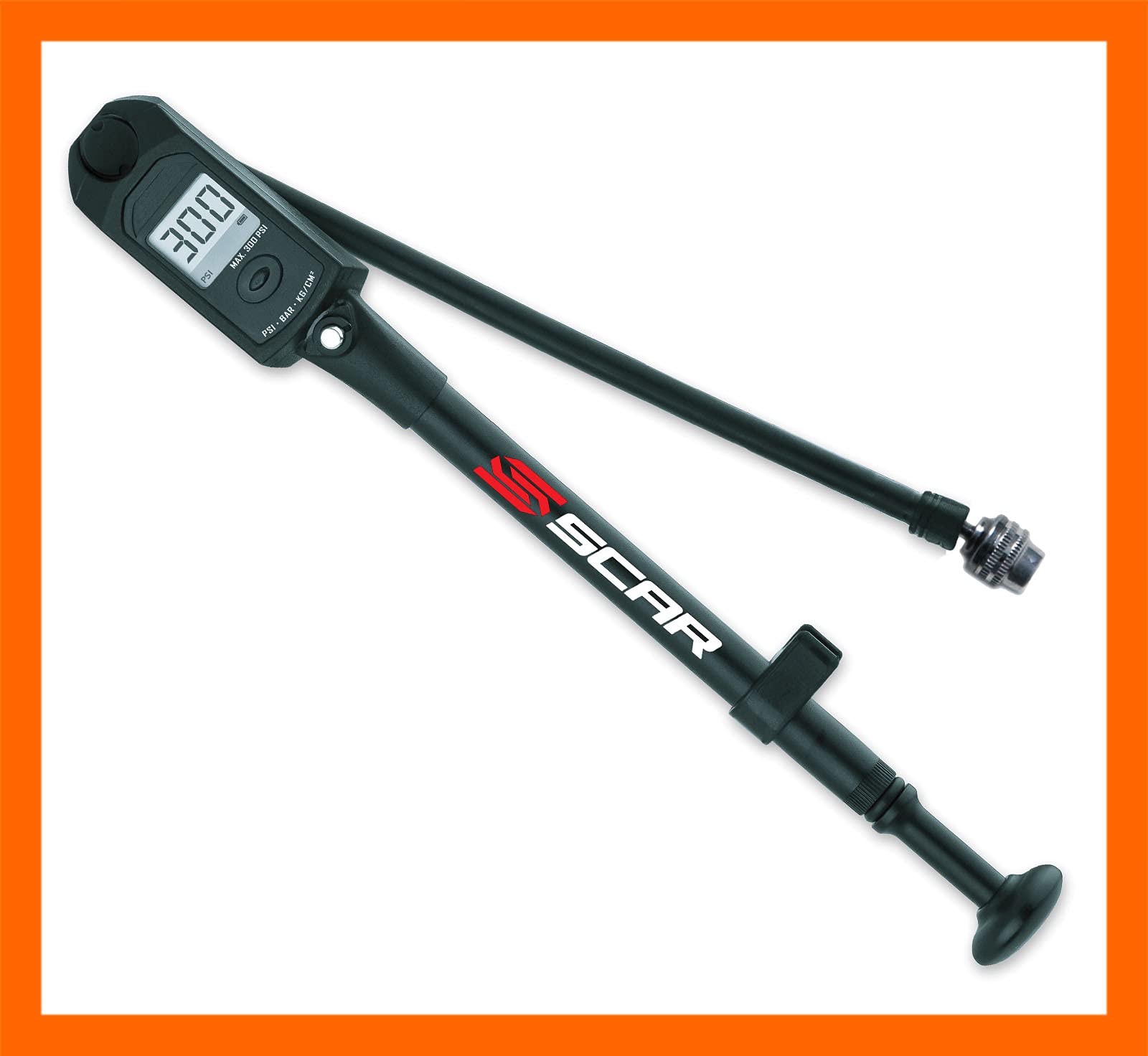 SCAR DIGITAL Gabel Pumpe Luftpumpe WP AER 48 kompatibel mit KTM SX SXF 50 65 85 125 250 350 450 16-22 von SCAR