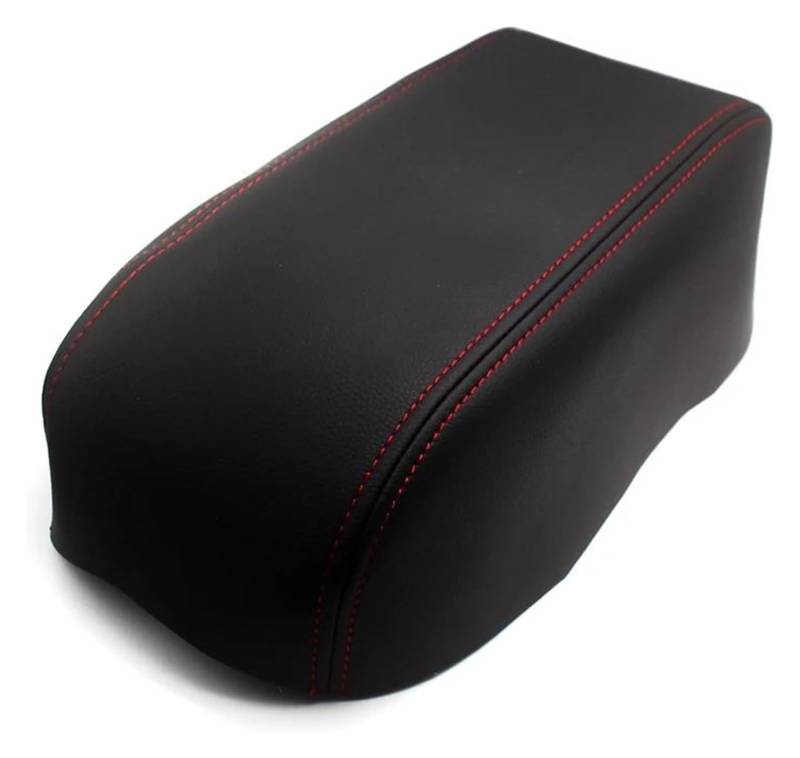 Auto Armlehnenbezug Für Mazda 6 2006-2015 Stilvolle Und Rutschfeste Auto-Styling-Mittelarmlehnenkastenabdeckung Mittelkonsole Lederarmlehnenpolsterverkleidung(Black With Red) von SCBSTKBGGW