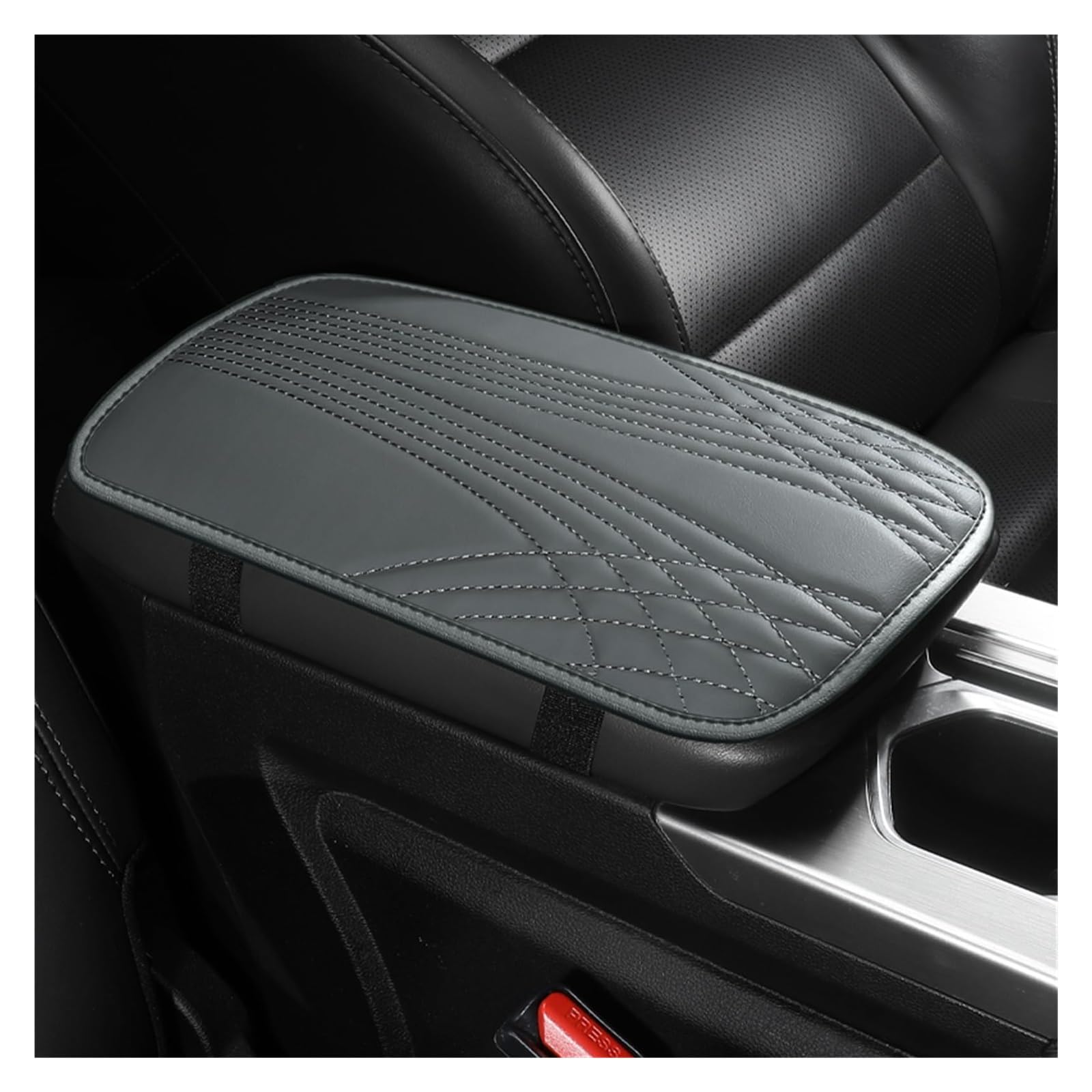 Auto Armlehnenbezug Für Peugeot 407 SW 6E/406 Break 8E/F Wagon Estate 1997-2011 Auto-Armlehnenkissen Auto-Armlehnenbox-Matten Mittelkonsolenabdeckung(F) von SCBSTKBGGW