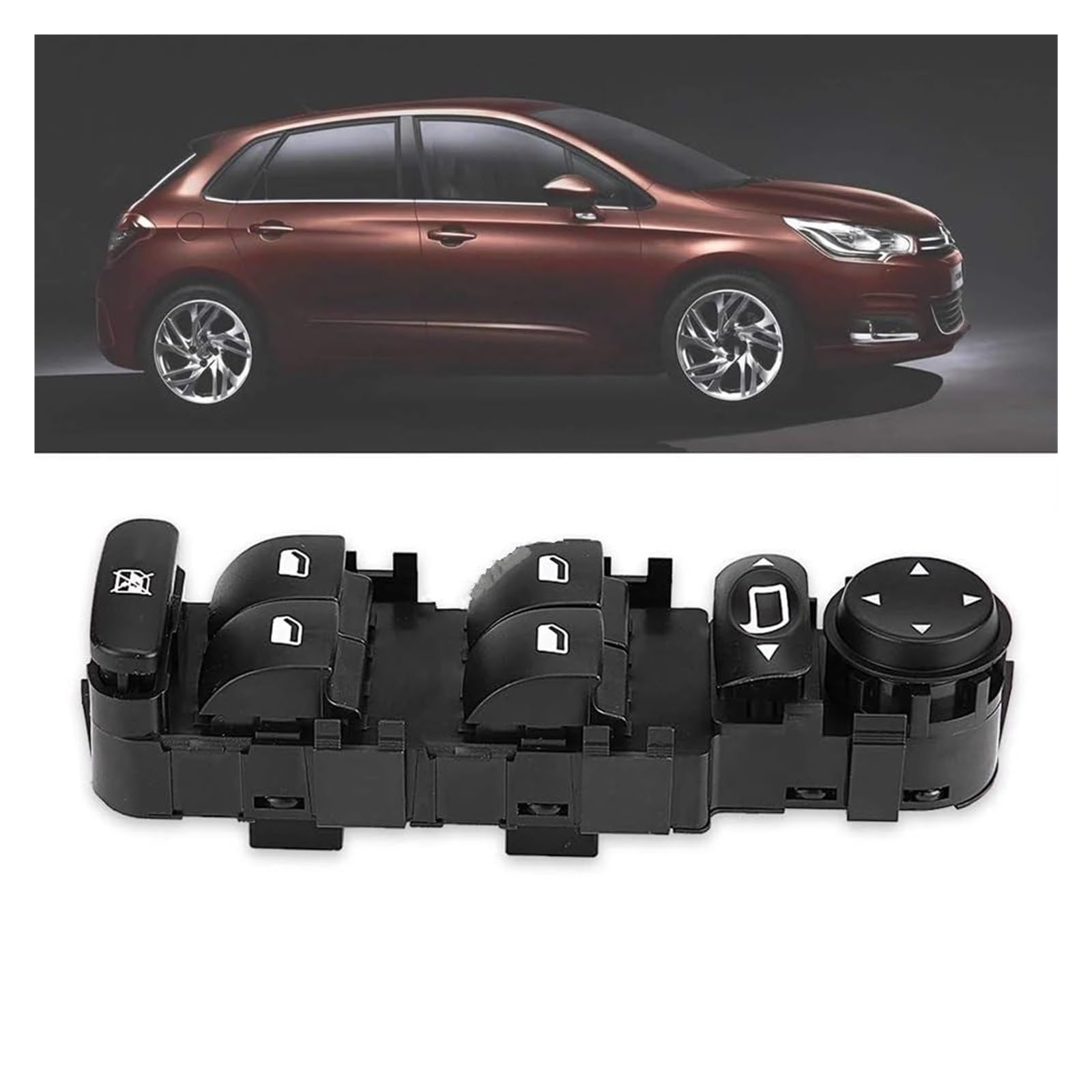 Für C4 2004-2015 6554HA Vorne Links Elektrische Fahrer Fensterheber Control Schalter Spiegel Konsole Taste Auto Zubehör Auto Fensterheber Schalter Für C4 2004-2015 6554HA Vorne Links Elektrische Fahrer Fensterheber Control Schalter Spiegel Konsole Taste Auto Zubehör Auto Fensterheber Schalter von SCBSTKBGGW