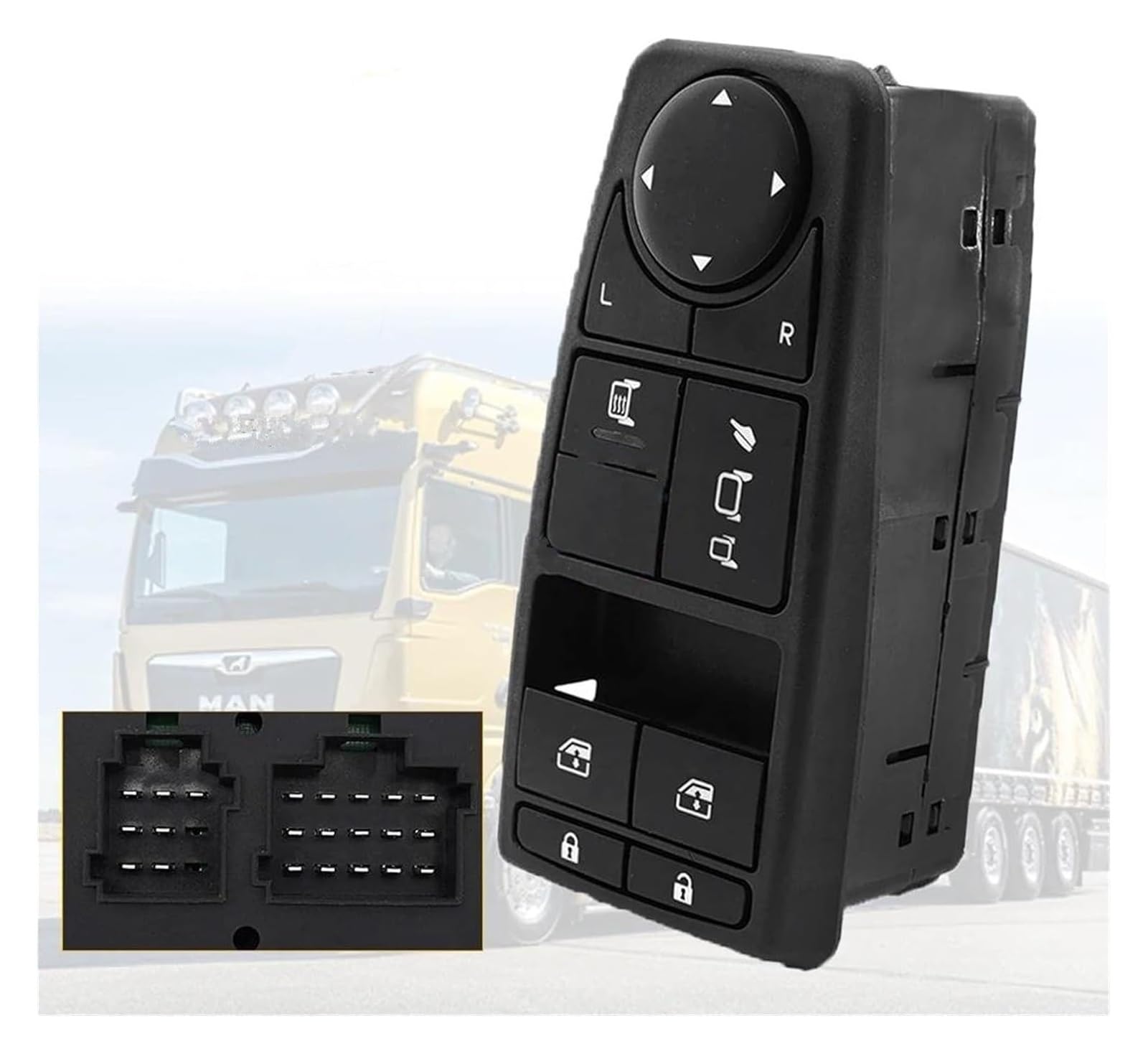 Für Man TGL TGM TGS TGX Power Rückspiegel Fenster Control Schalter Elektrische Glas Regler Taste 81258067108 Auto Fensterheber Schalter Für Man TGL TGM TGS TGX Power Rückspiegel Fenster Control Schalter Elektrische Glas Regler Taste 81258067108 Auto Fensterheber Schalter von SCBSTKBGGW