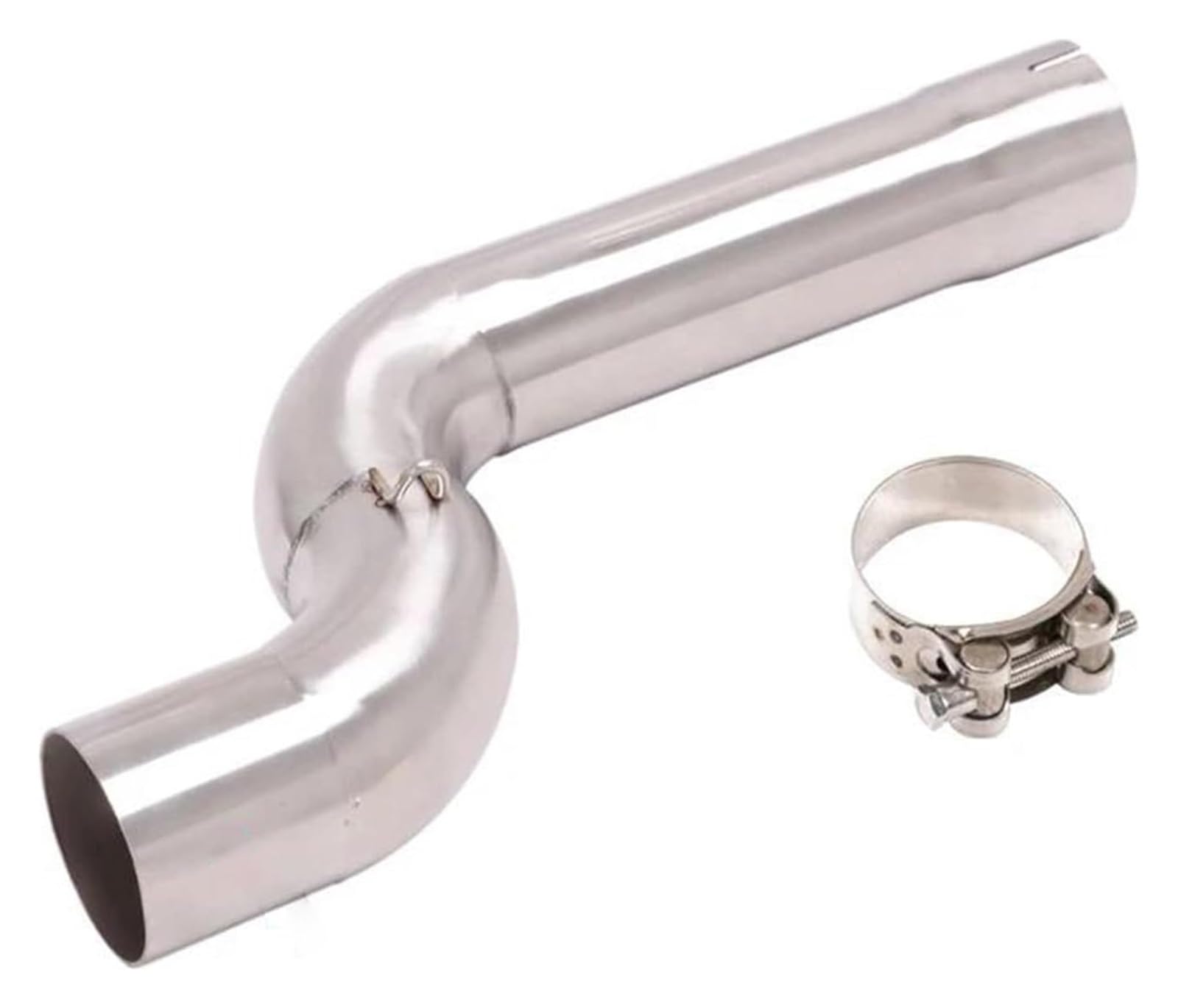 Motorrad Auspuff Tube Für B&MW F900 R XR F900R F900XR 2020-2021 2022 2023 Motorradauspuff 51mm DB Killer Escape Moto Mid Link Pipe Slip(Middle Link Pipe) von SCBSTKBGGW