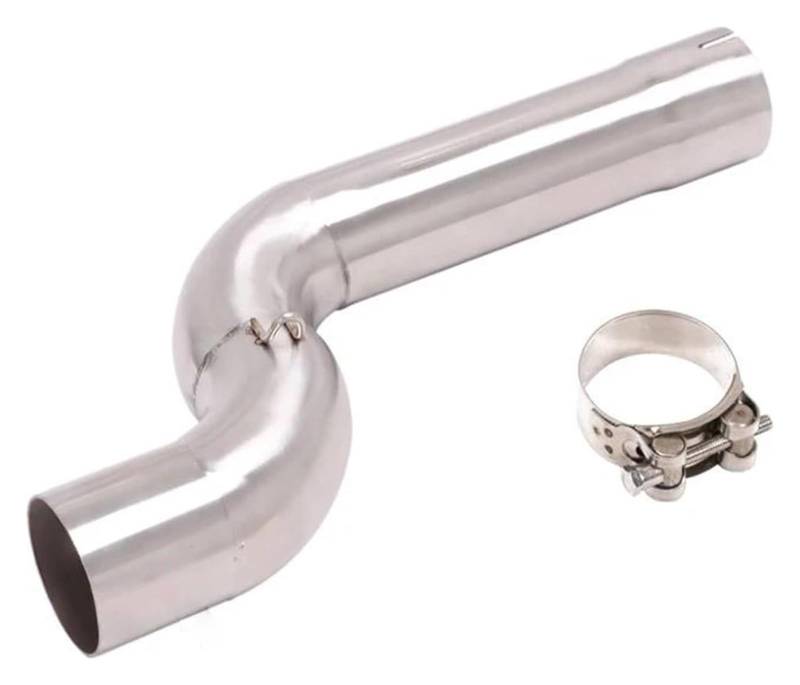 Motorrad Auspuff Tube Für B&MW F900 R XR F900R F900XR 2020-2021 2022 2023 Motorradauspuff 51mm DB Killer Escape Moto Mid Link Pipe Slip(Middle Link Pipe) von SCBSTKBGGW