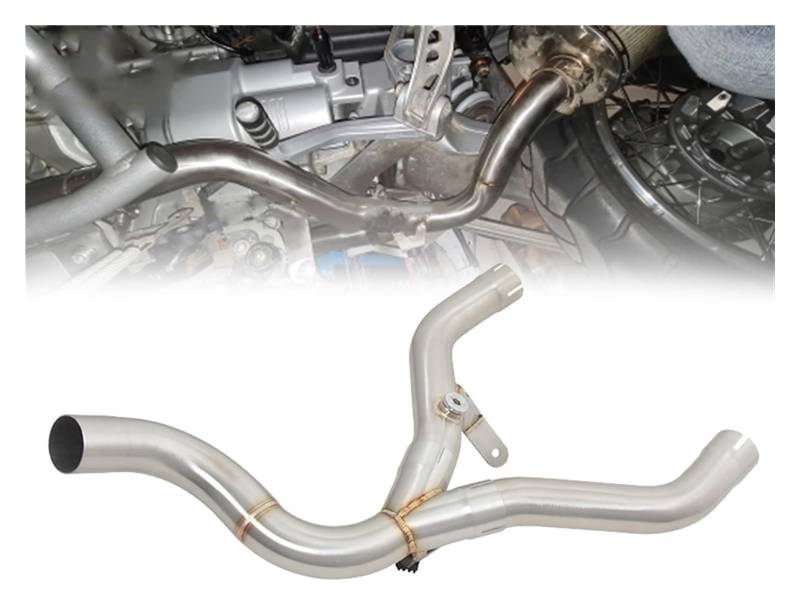 Motorrad Auspuff Tube Für B&MW R1150GS R1150R R850R R 1150 GS ADV R 1150 R 850 R Motorradauspuff Fluchtrohr Verbinden Sie den Originalschalldämpfer von SCBSTKBGGW