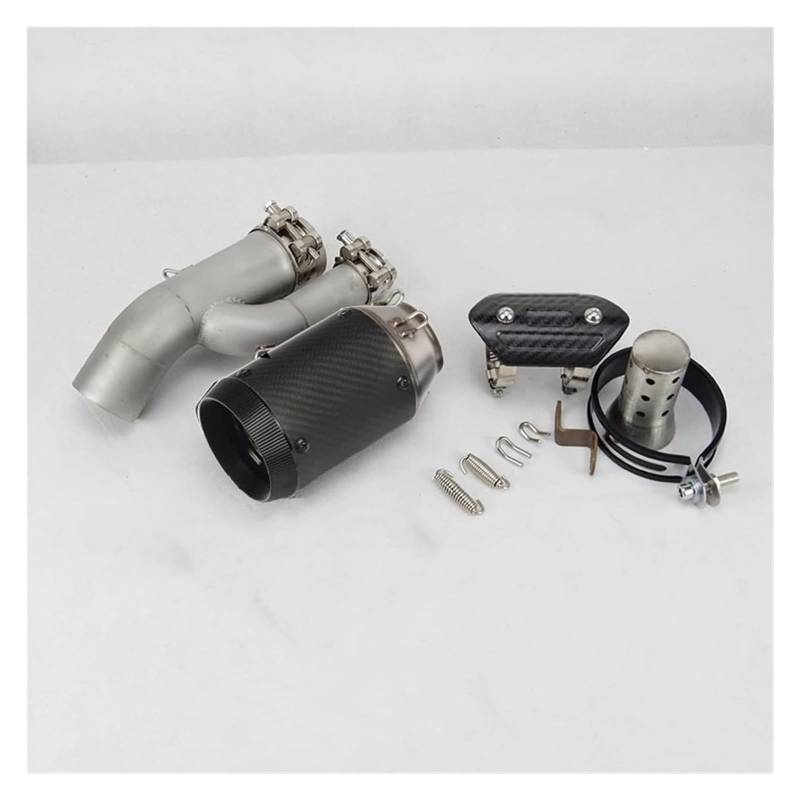 Motorrad Auspuff Tube Für B&MW S1000RR S1000R 2017 2018 Motorrad 51mm Mittlerer Link Flucht Verbindung System Anschluss Auspuffrohr(1) von SCBSTKBGGW