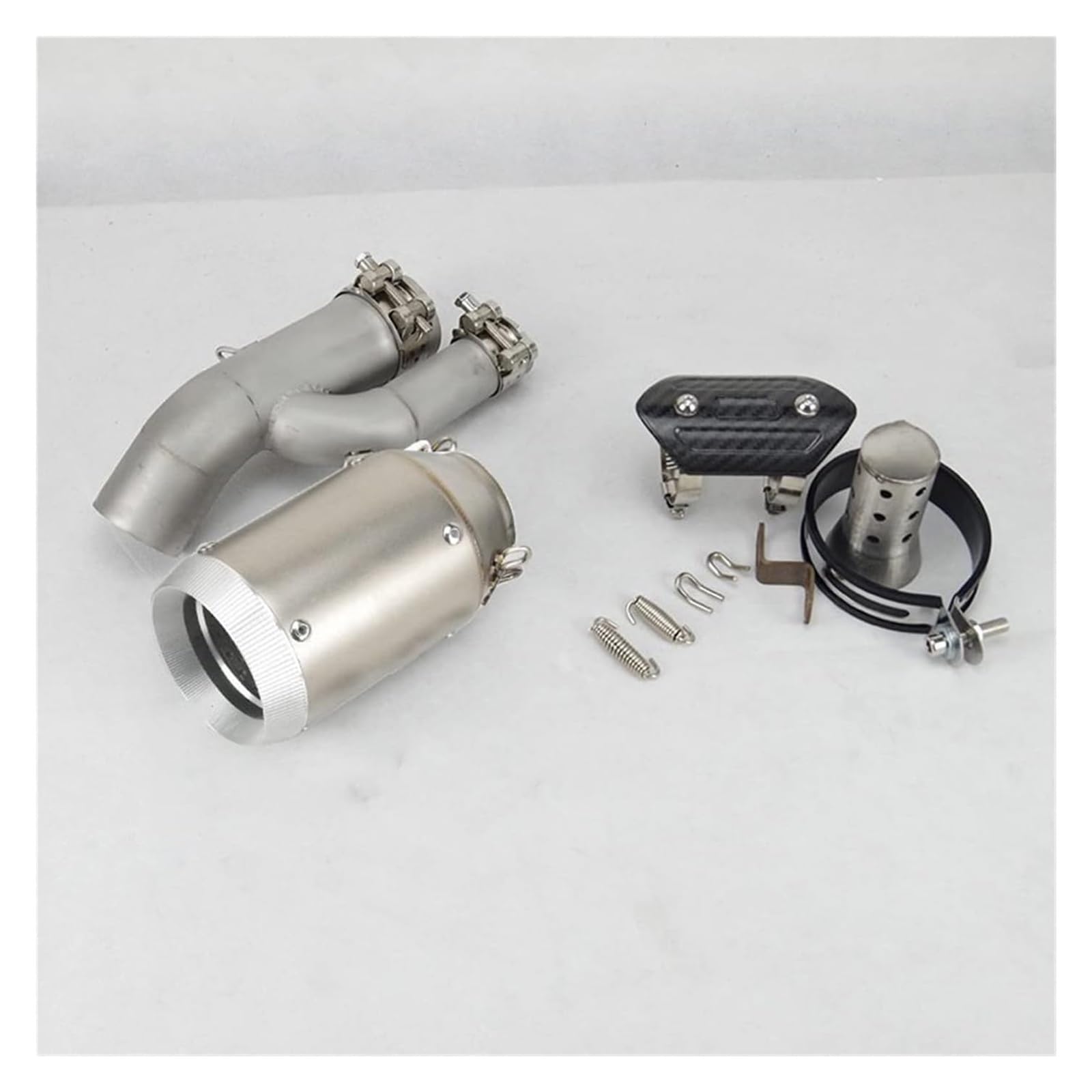 Motorrad Auspuff Tube Für B&MW S1000RR S1000R 2017 2018 Motorrad 51mm Mittlerer Link Flucht Verbindung System Anschluss Auspuffrohr(10) von SCBSTKBGGW