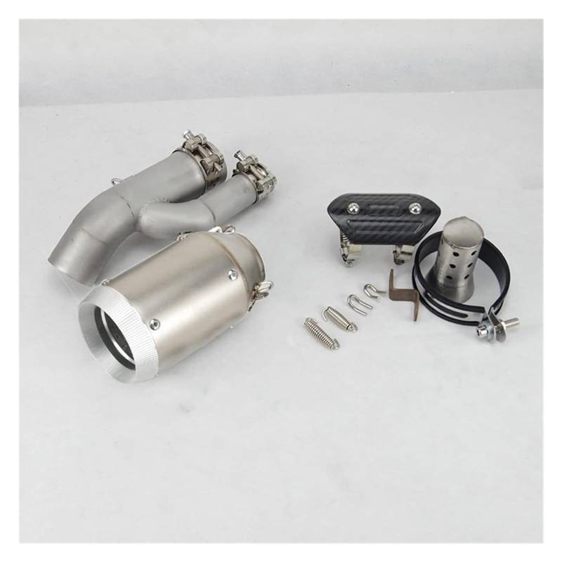 Motorrad Auspuff Tube Für B&MW S1000RR S1000R 2017 2018 Motorrad 51mm Mittlerer Link Flucht Verbindung System Anschluss Auspuffrohr(10) von SCBSTKBGGW
