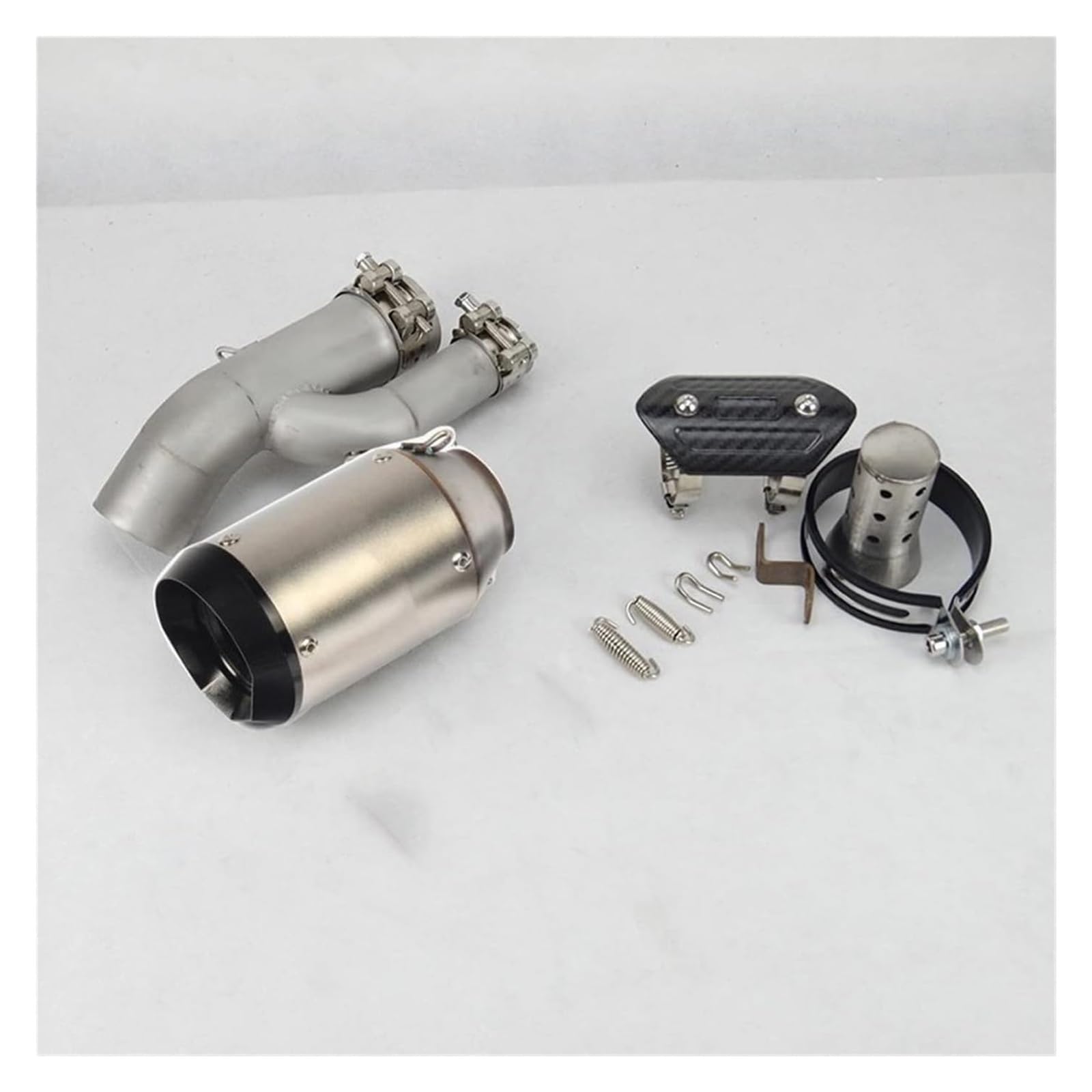 Motorrad Auspuff Tube Für B&MW S1000RR S1000R 2017 2018 Motorrad 51mm Mittlerer Link Flucht Verbindung System Anschluss Auspuffrohr(12) von SCBSTKBGGW