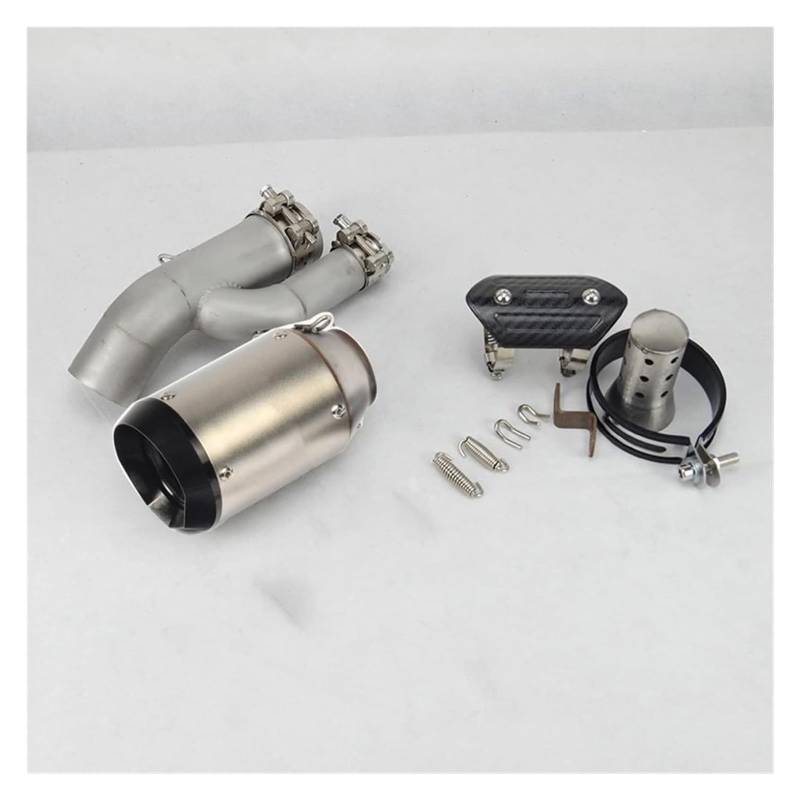 Motorrad Auspuff Tube Für B&MW S1000RR S1000R 2017 2018 Motorrad 51mm Mittlerer Link Flucht Verbindung System Anschluss Auspuffrohr(12) von SCBSTKBGGW
