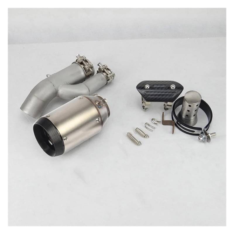 Motorrad Auspuff Tube Für B&MW S1000RR S1000R 2017 2018 Motorrad 51mm Mittlerer Link Flucht Verbindung System Anschluss Auspuffrohr(8) von SCBSTKBGGW